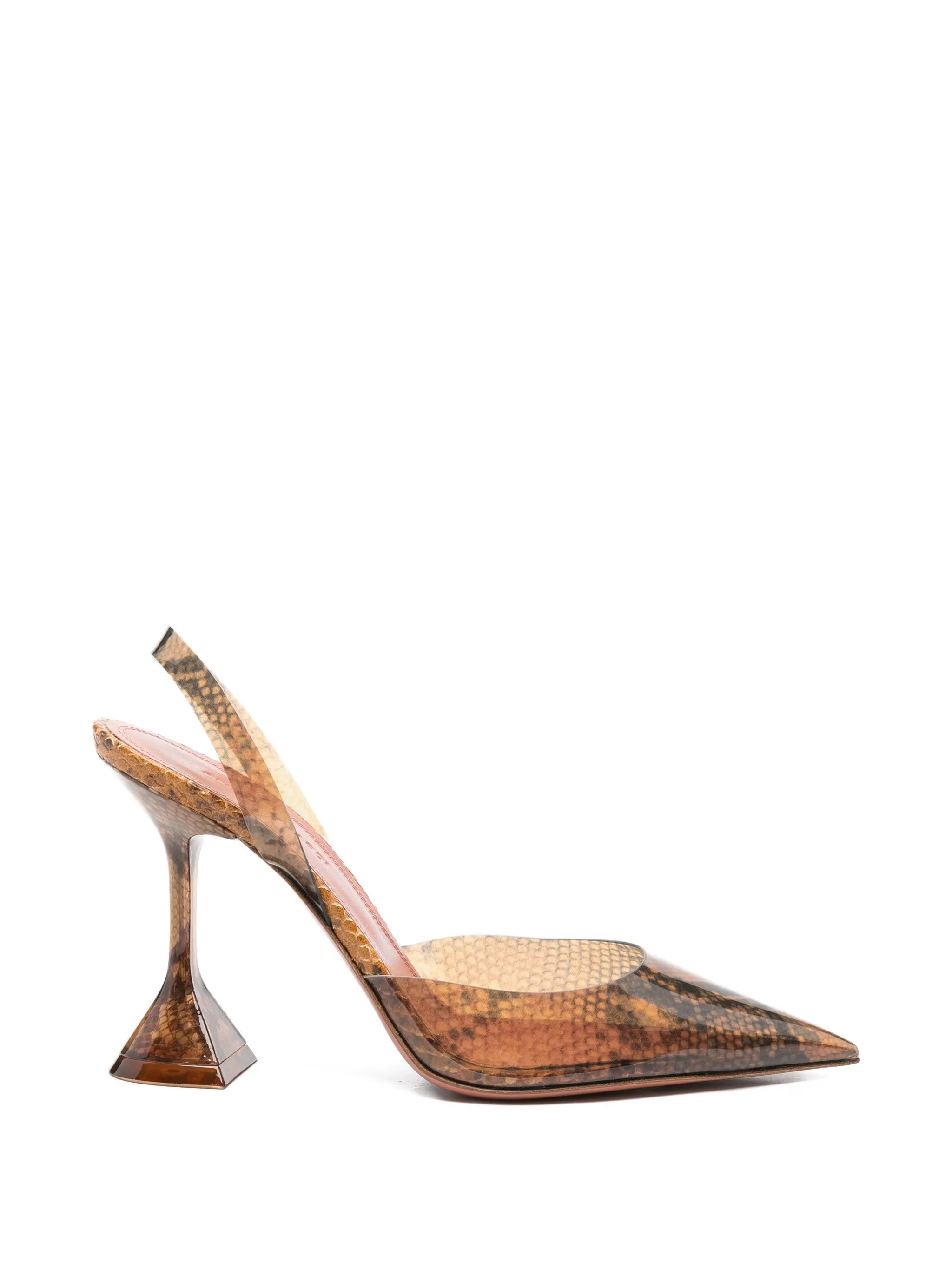 Amina Muaddi Amina Muaddi Holli Snake-effect Pumps