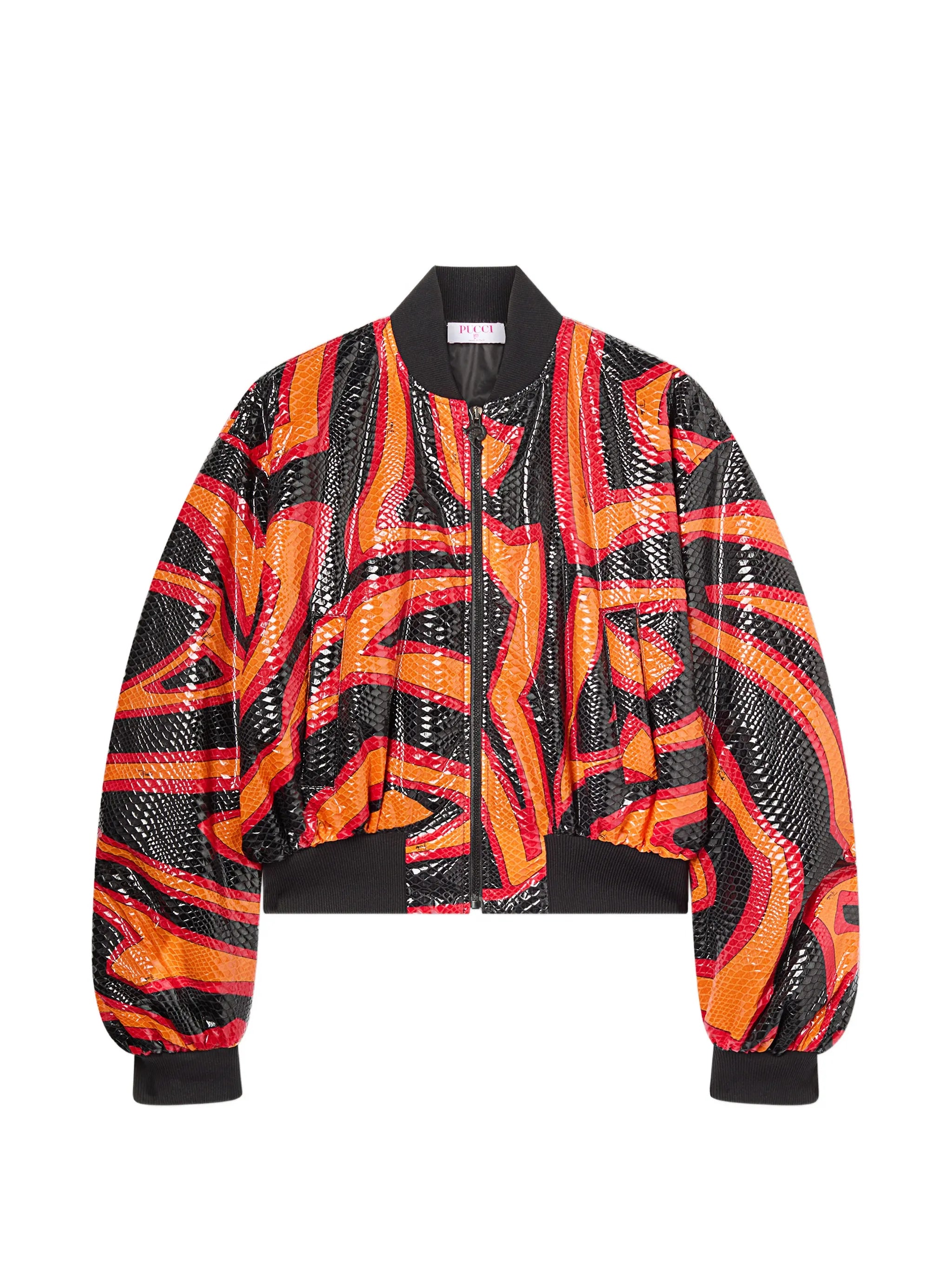 Pucci Pucci Labirinto-print Bomber Jacket