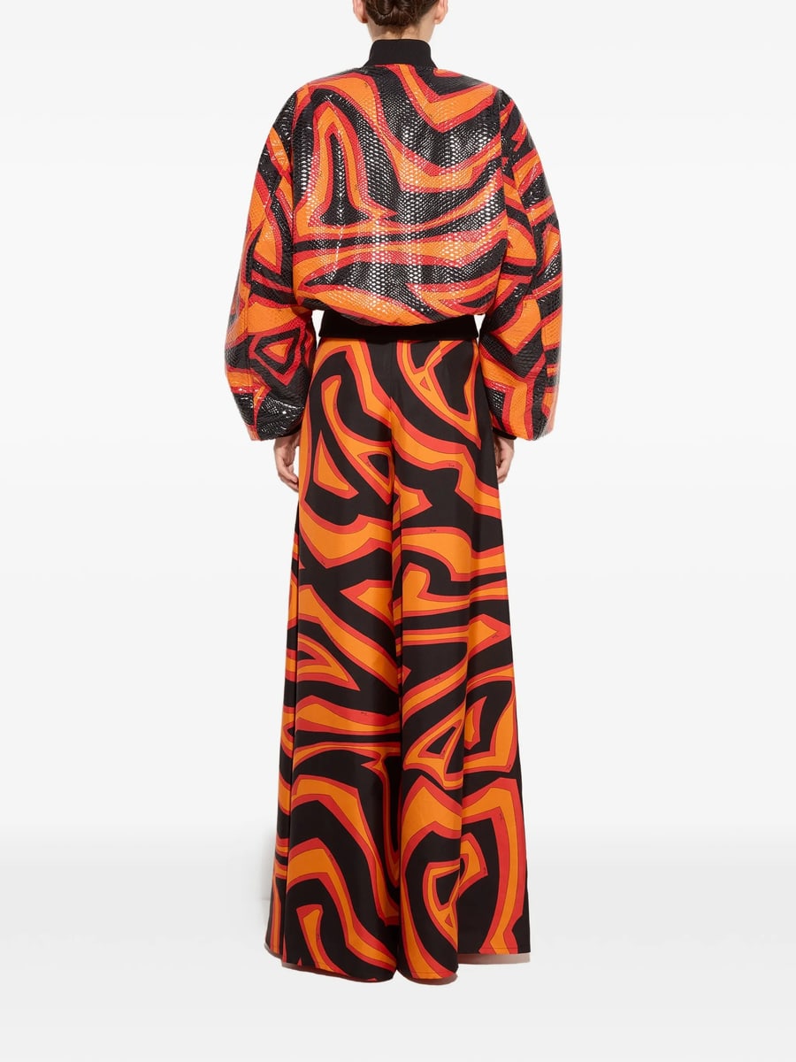Pucci Pucci Labirinto-print Bomber Jacket, view 5