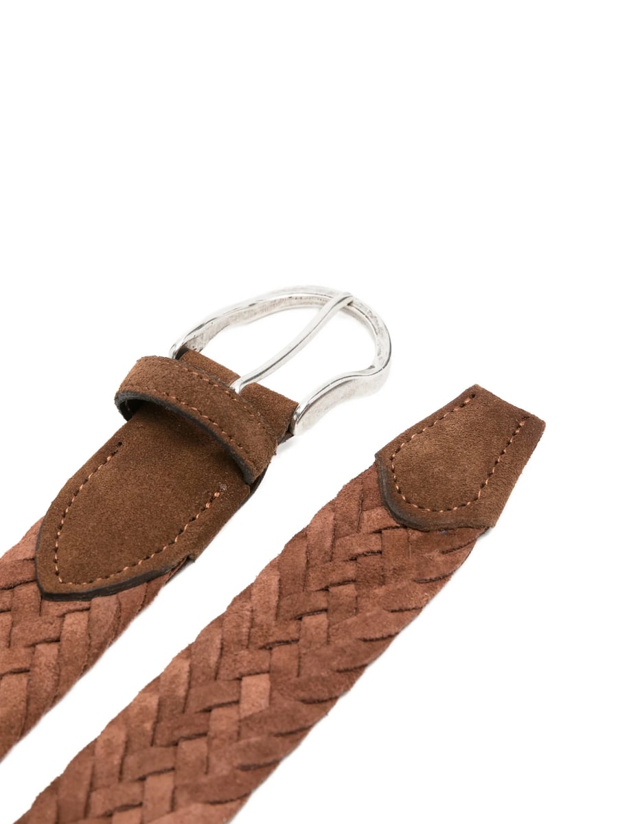 Eraldo Eraldo Braided Suede Belt, view 3