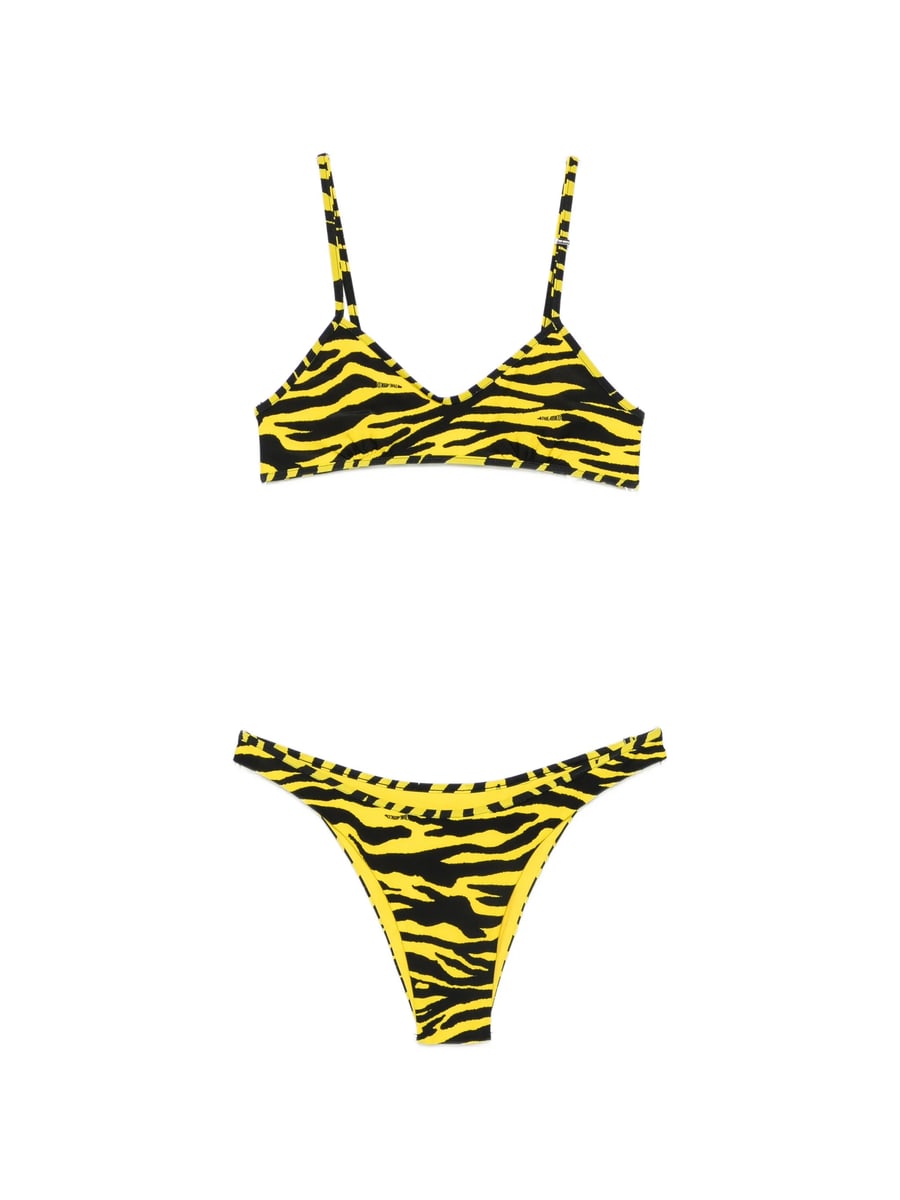 The Attico The Attico Tiger-print Bikini