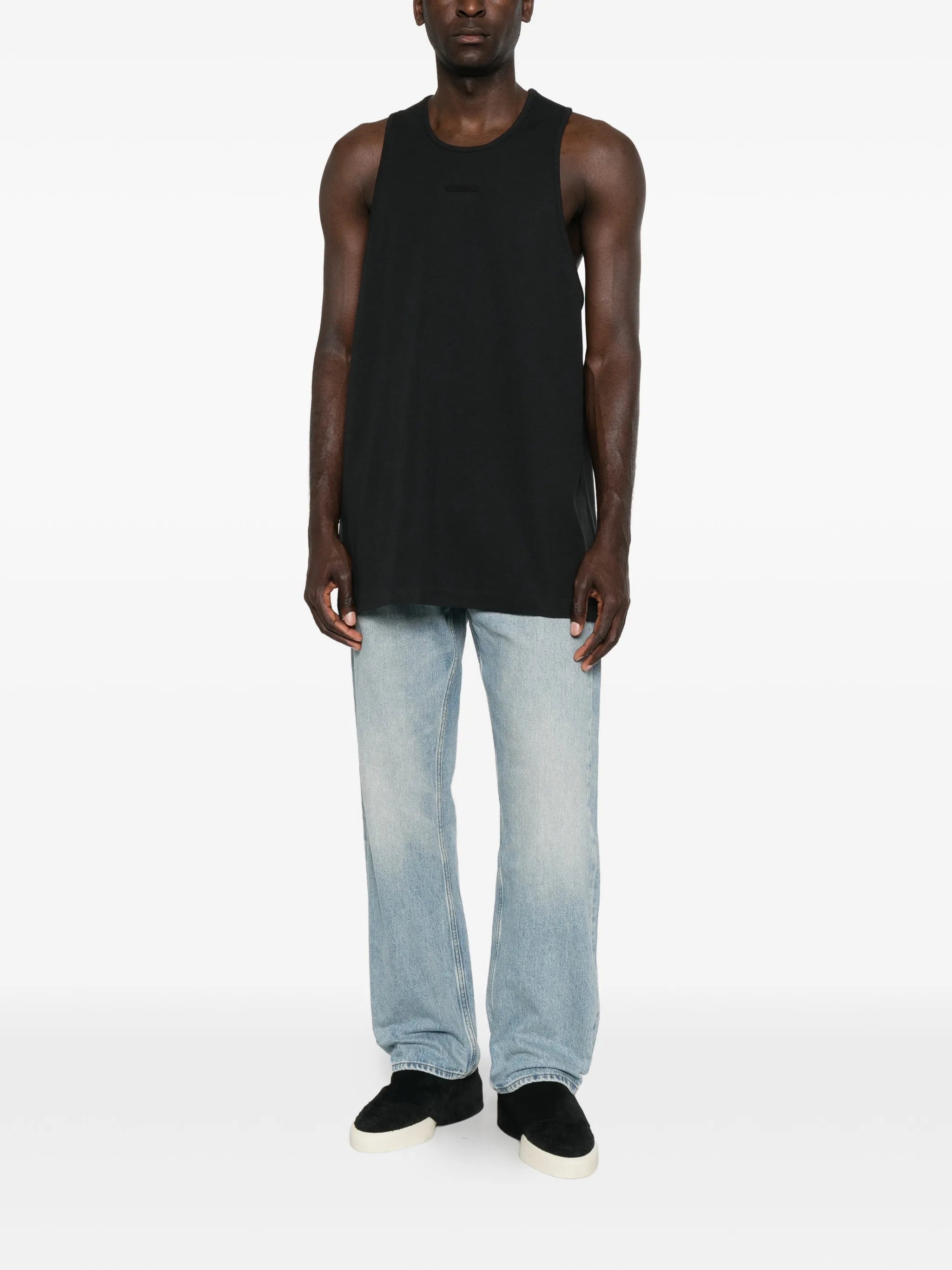 Fear of God Essentials Fear Of God Essentials Essentials Logo-patch Tank Top, view 2
