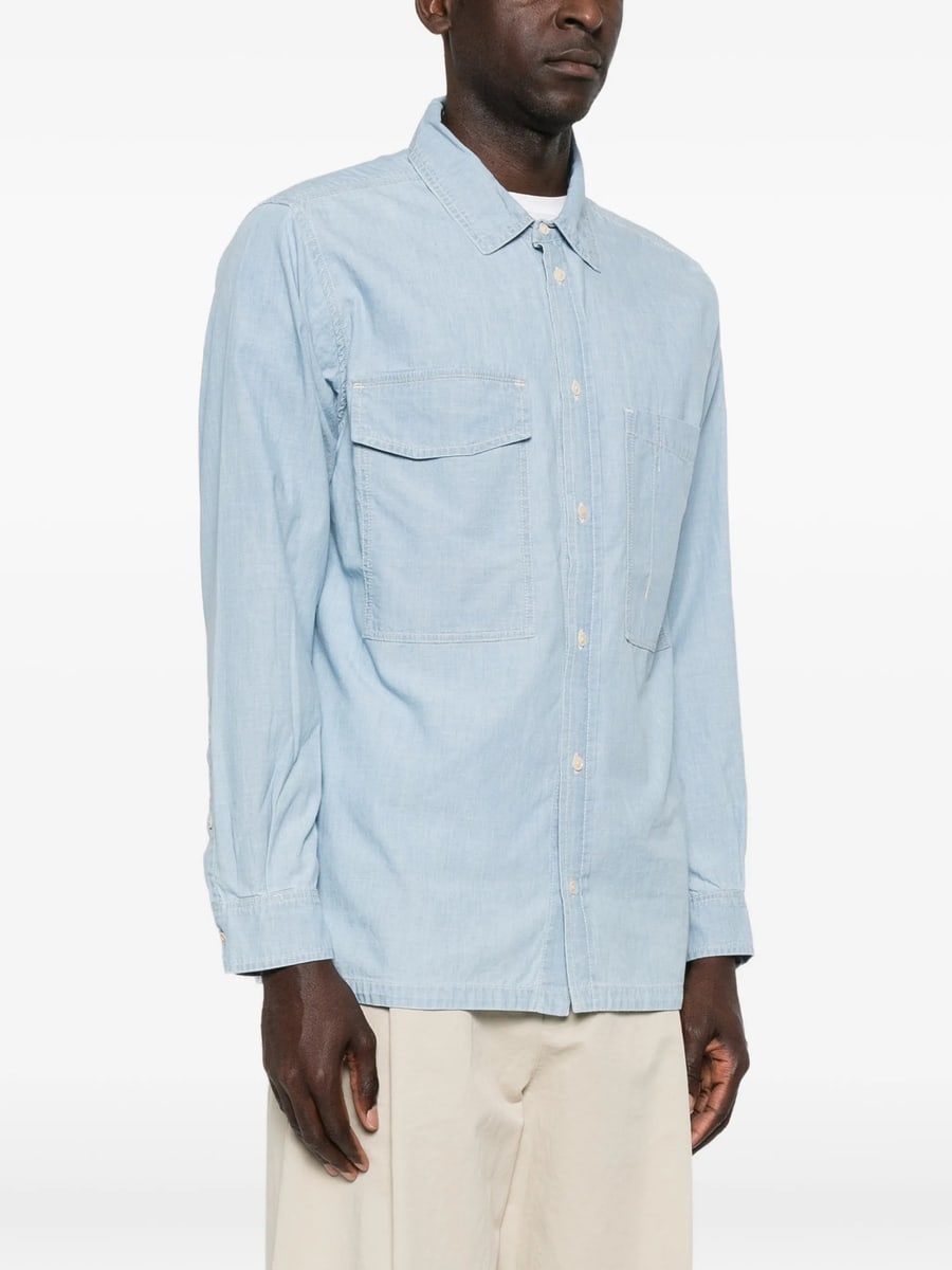 Trc Trc Patch-pocket Long-sleeve Shirt, view 4
