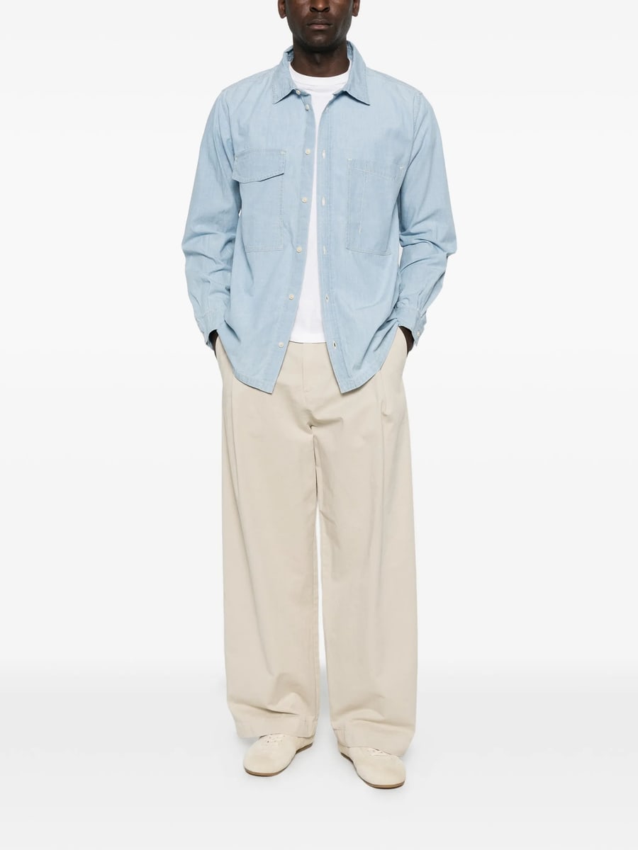 Trc Trc Patch-pocket Long-sleeve Shirt, view 5
