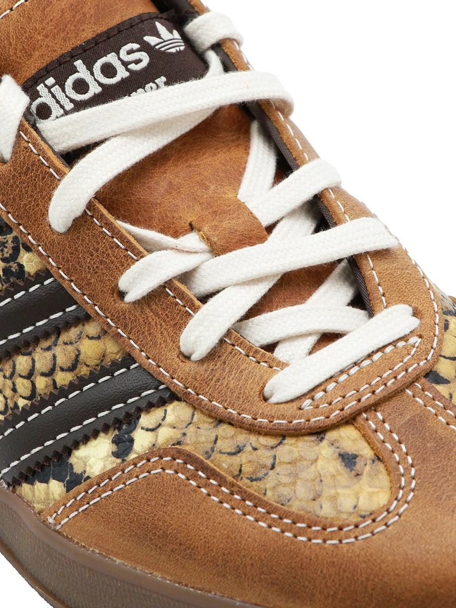 Adidas X Wales Bonner Adidas X Wales Bonner X Wales Bonner Gazelle Snake-effect Sneakers, view 3