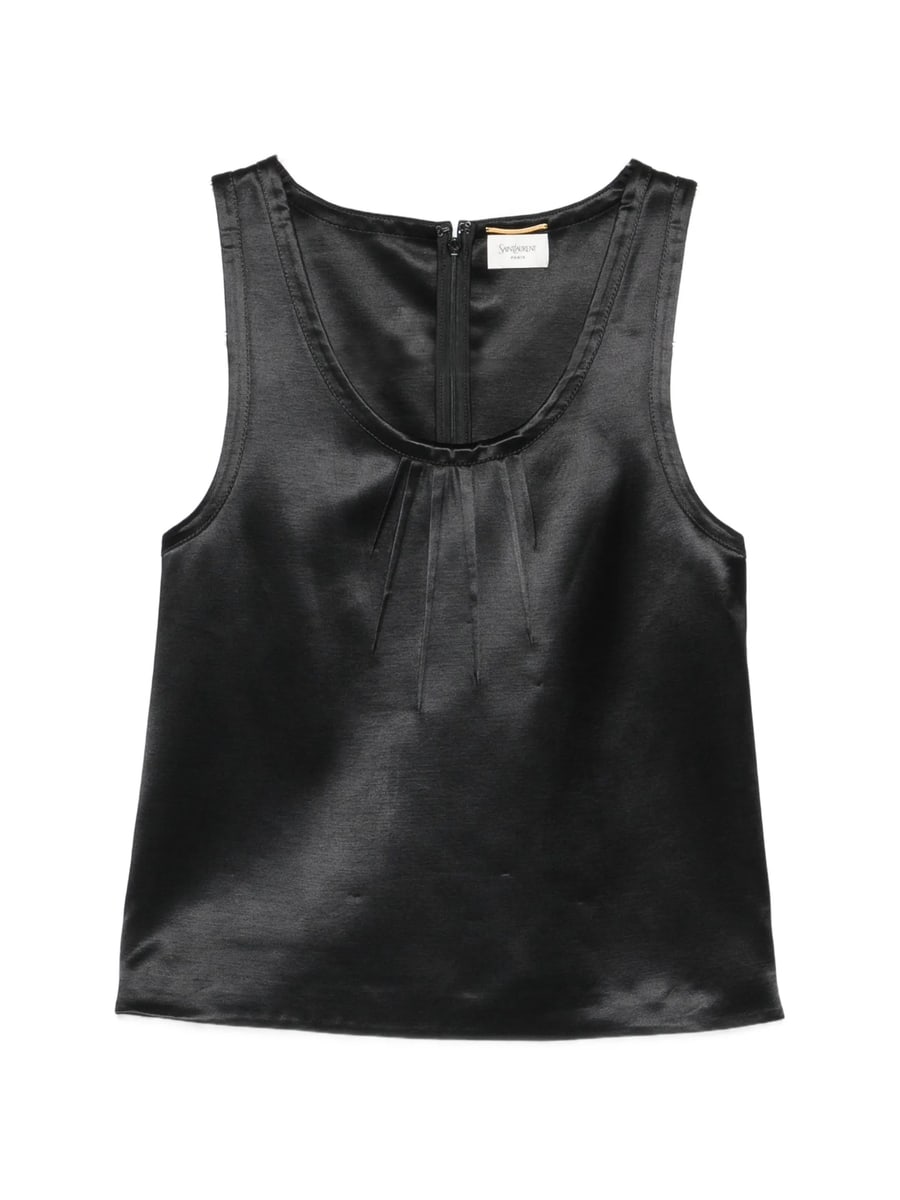 Saint Laurent Saint Laurent Cassandre Pleated Top