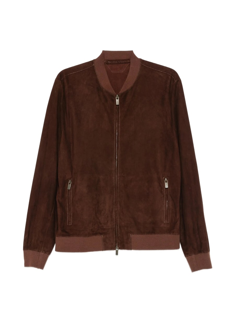Santoro Santoro Suede Bomber Jacket