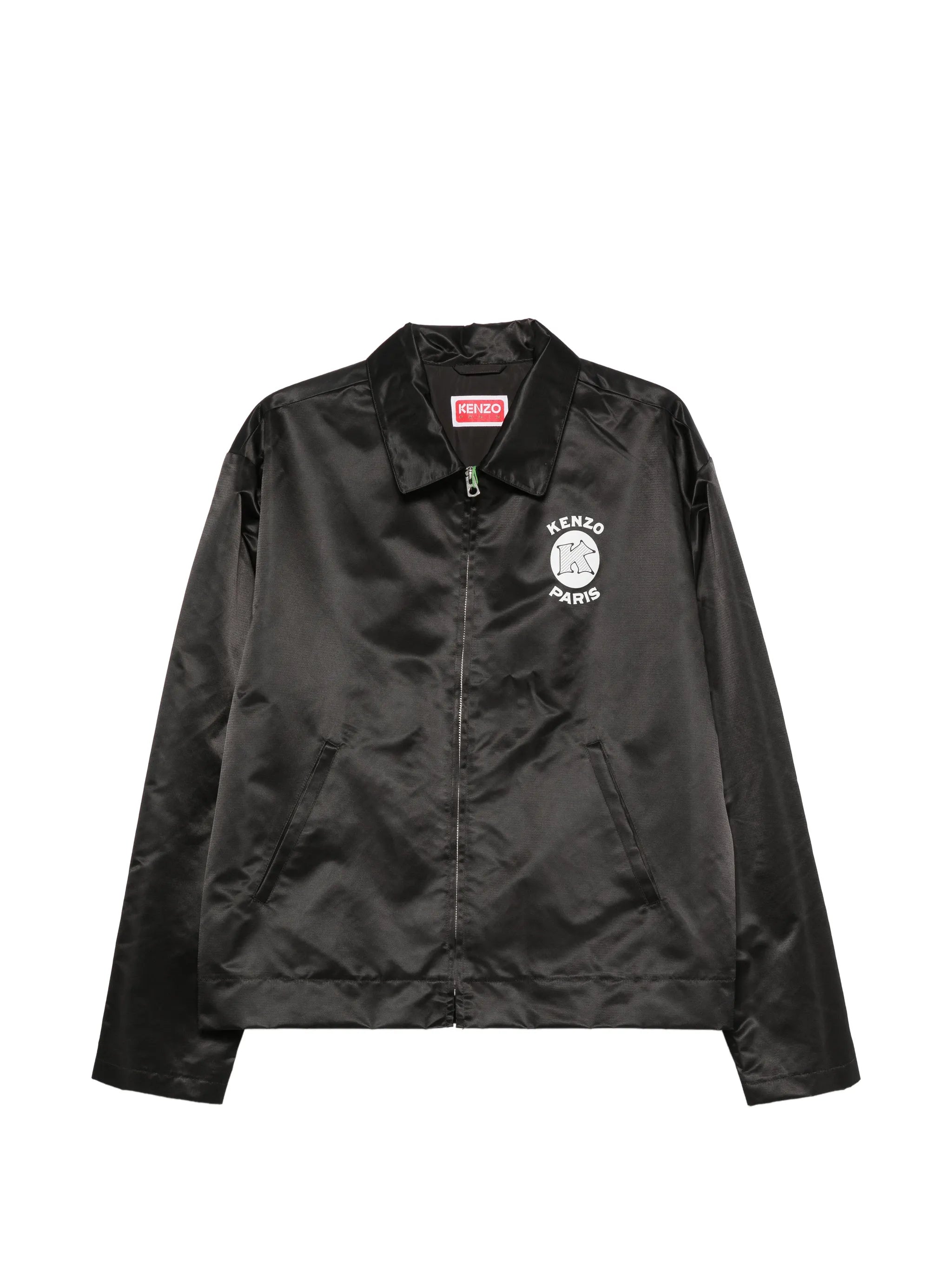 Kenzo Kenzo Logo-print Satin Jacket
