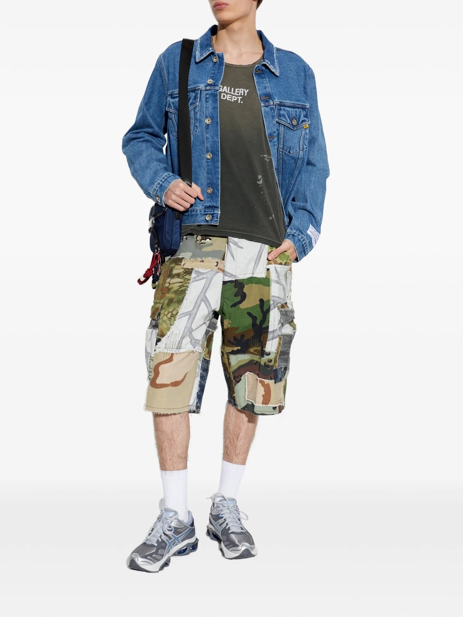 Gallery Dept. Gallery Dept. Logo-print Distressed Vest, view 3