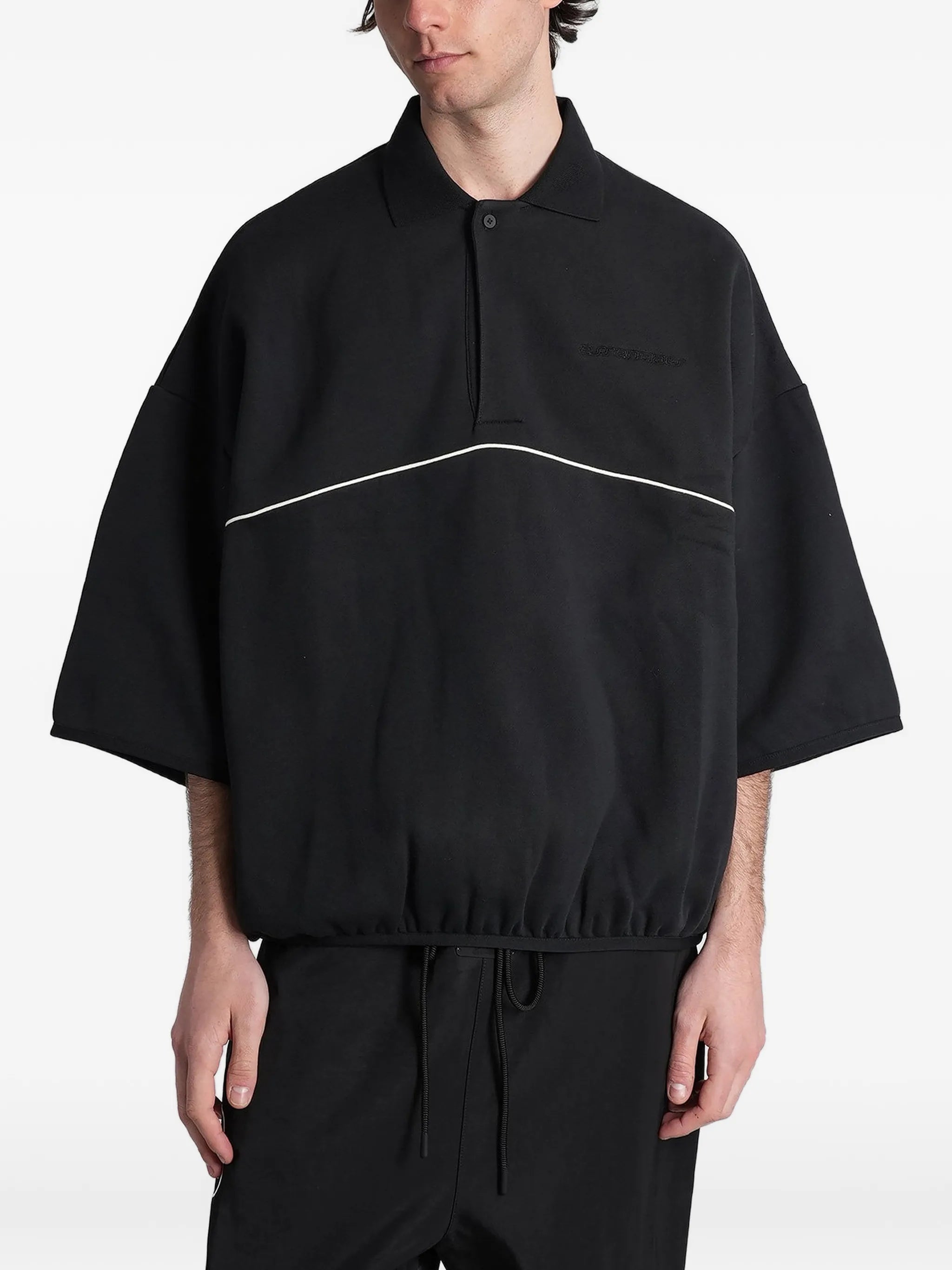 Fear of God Essentials Fear Of God Essentials Piped Oversized Polo Shirt
