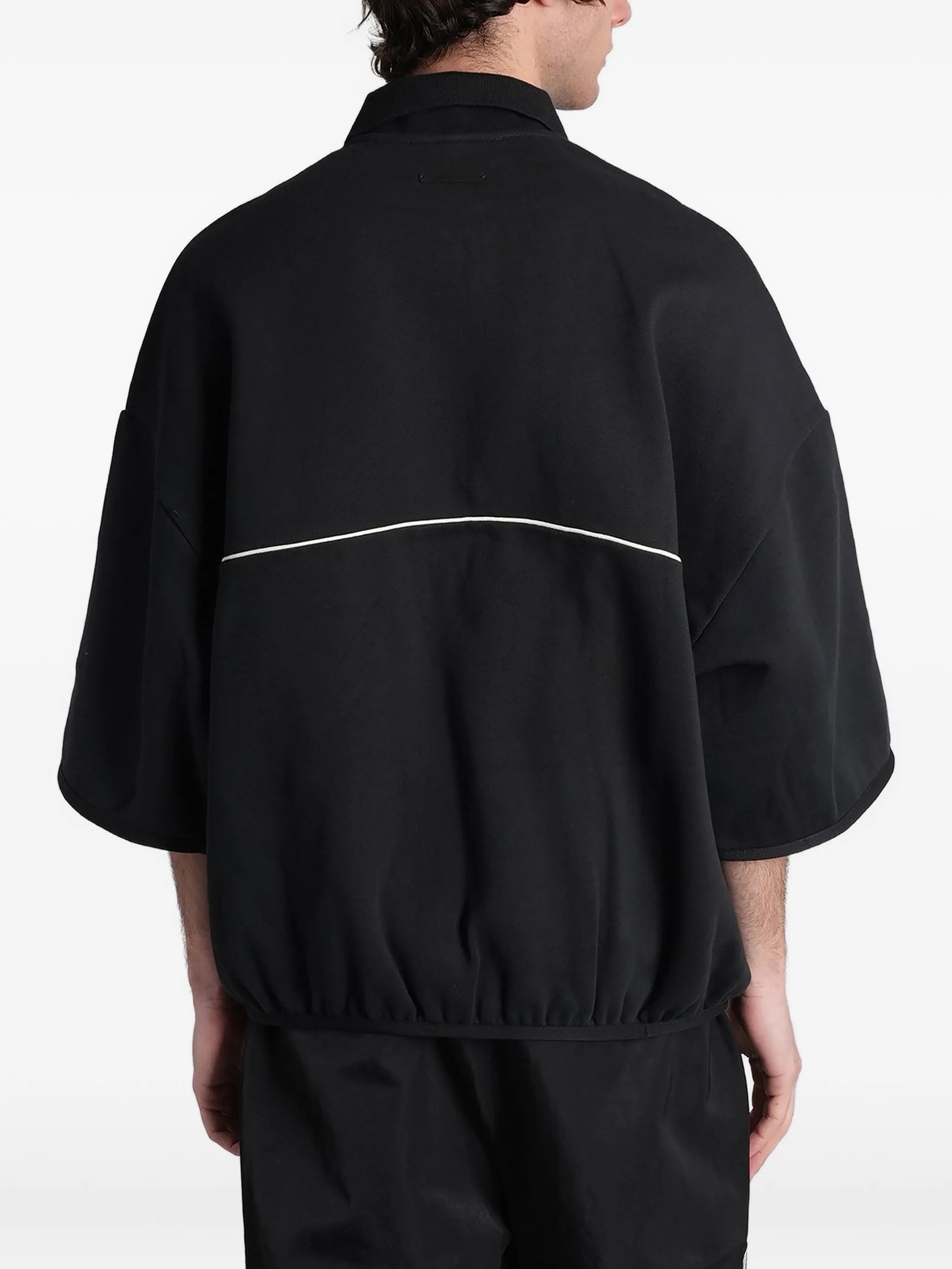 Fear of God Essentials Fear Of God Essentials Piped Oversized Polo Shirt, view 2
