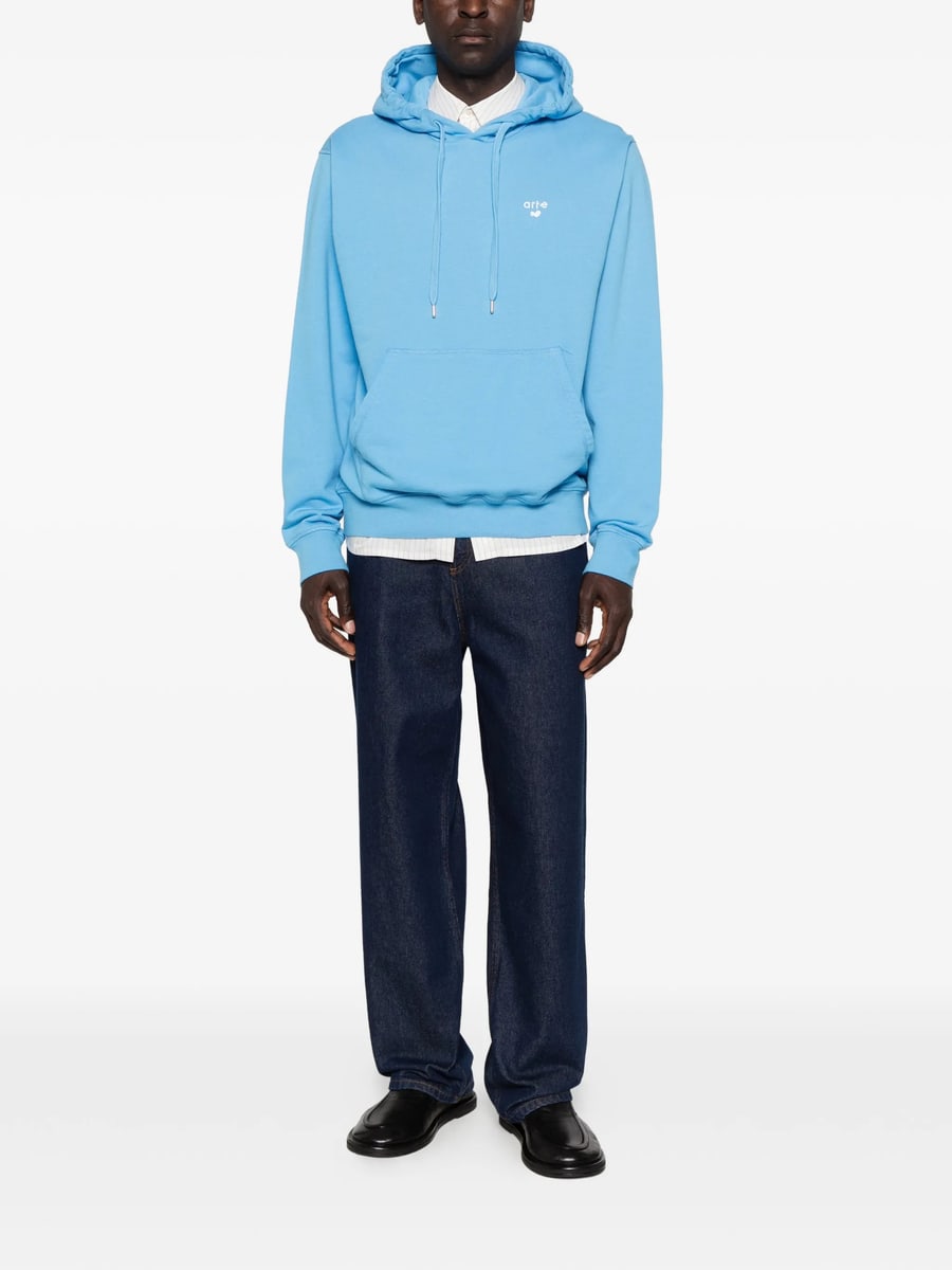Arte Antwerp Arte Antwerp Logo-embroidered Hoodie, view 2
