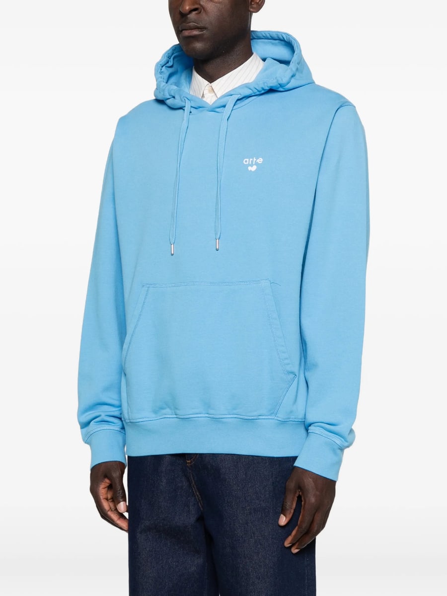 Arte Antwerp Arte Antwerp Logo-embroidered Hoodie, view 3