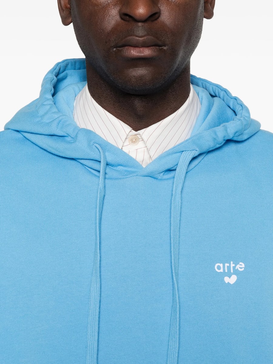 Arte Antwerp Arte Antwerp Logo-embroidered Hoodie, view 5