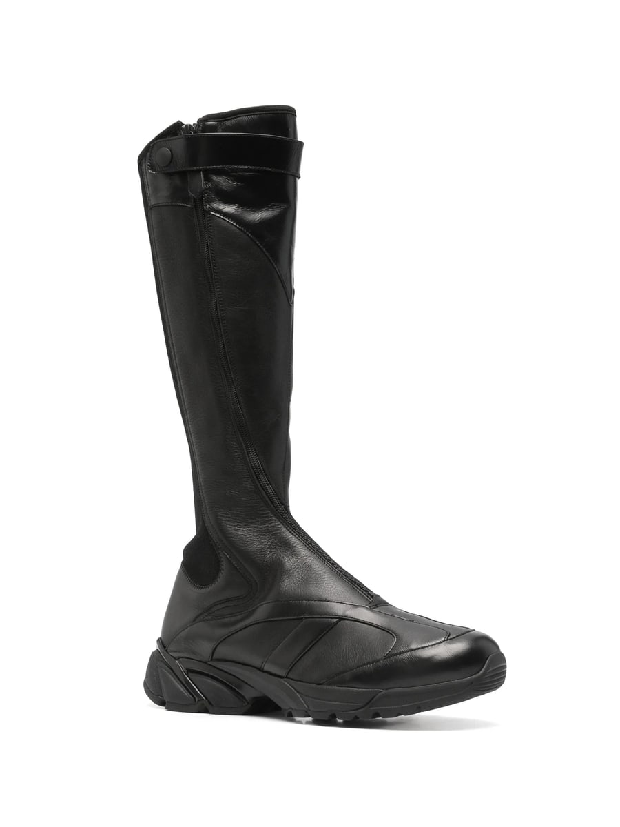 Our Legacy Our Legacy Panelled Zip Boots, view 4