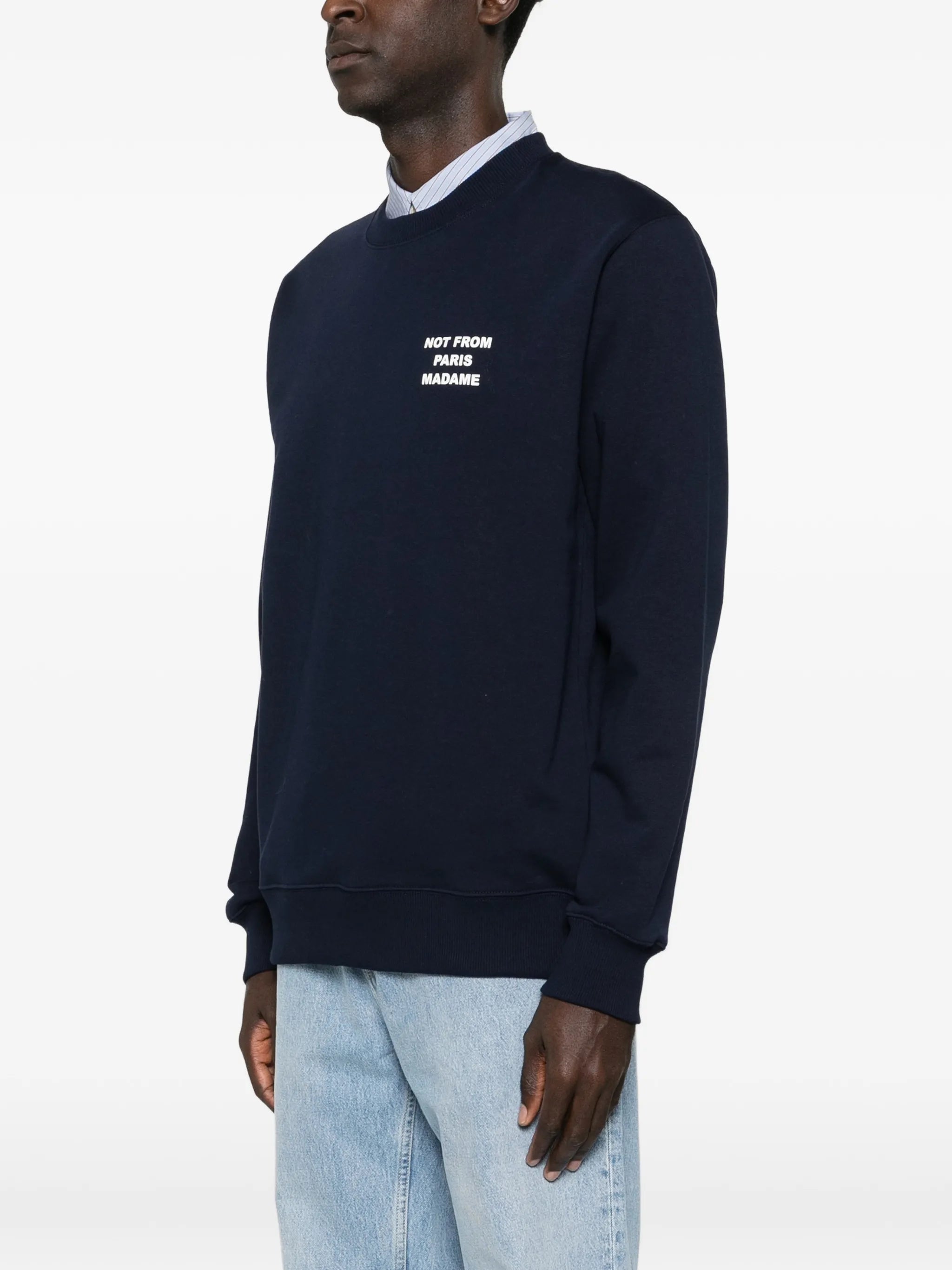 Drole De Monsieur Drole De Monsieur Le Sweatshirt Slogan Top, view 2