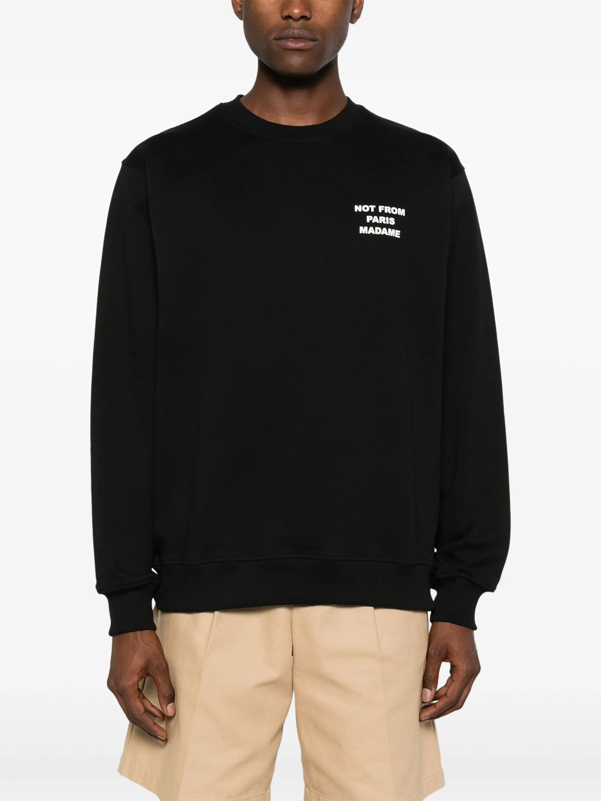 Drole De Monsieur Drole De Monsieur Le Sweatshirt Slogan Top, view 2