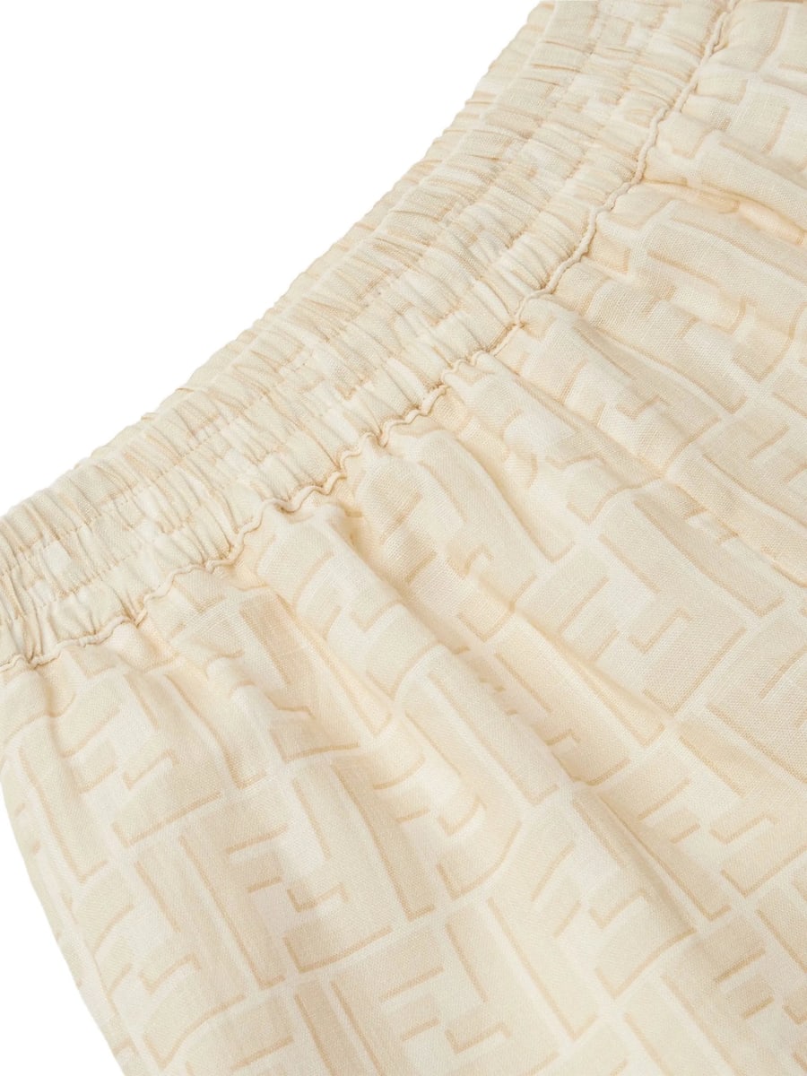 Fendi Fendi FF-logo Jacquard Shorts, view 3