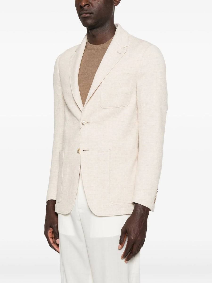 Canali Canali Single-breasted Pocket Blazer, view 5