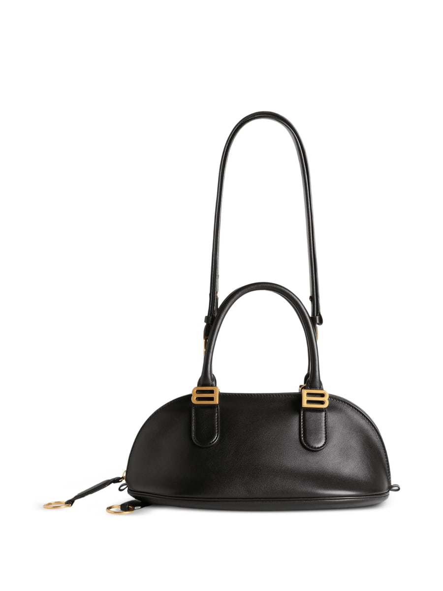 Balenciaga Balenciaga Mini Bolero Bowling Leather Tote Bag, view 4