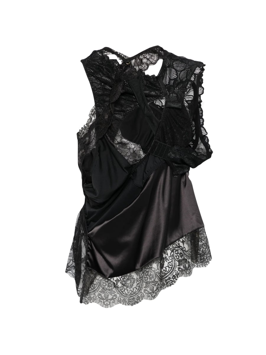 Junya Watanabe Junya Watanabe V-neck Top, view 3