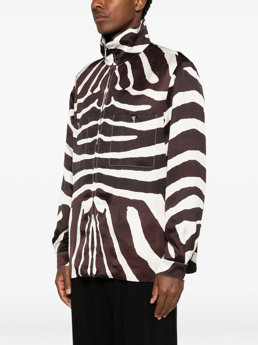 Valentino Valentino Zebra-print Jacket, view 2