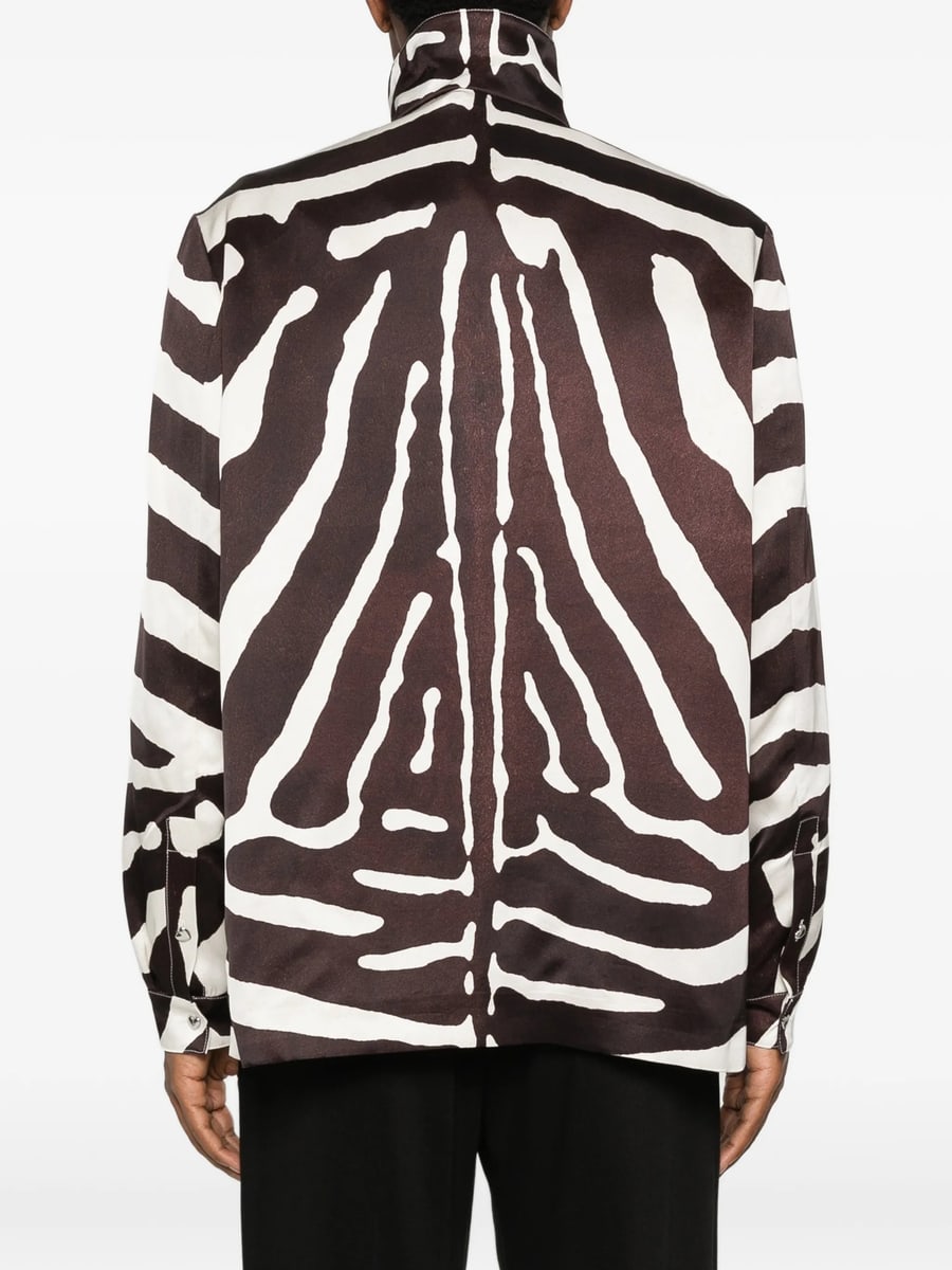 Valentino Valentino Zebra-print Jacket, view 4