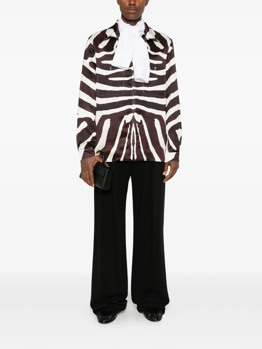 Valentino Valentino Zebra-print Jacket, view 5