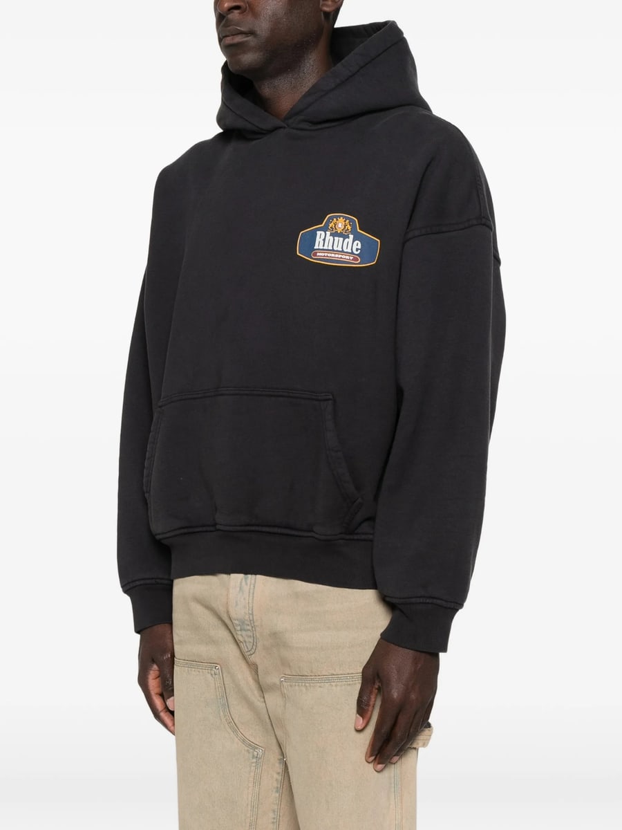 Rhude Rhude Logo-print Hoodie, view 5