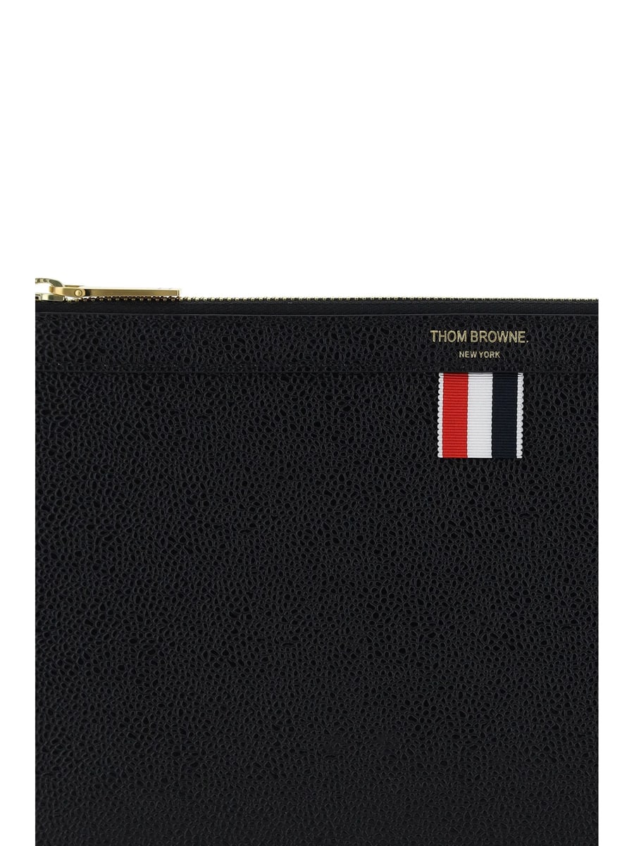 Thom Browne Thom Browne Pebble Grain Small Document Holder, view 6