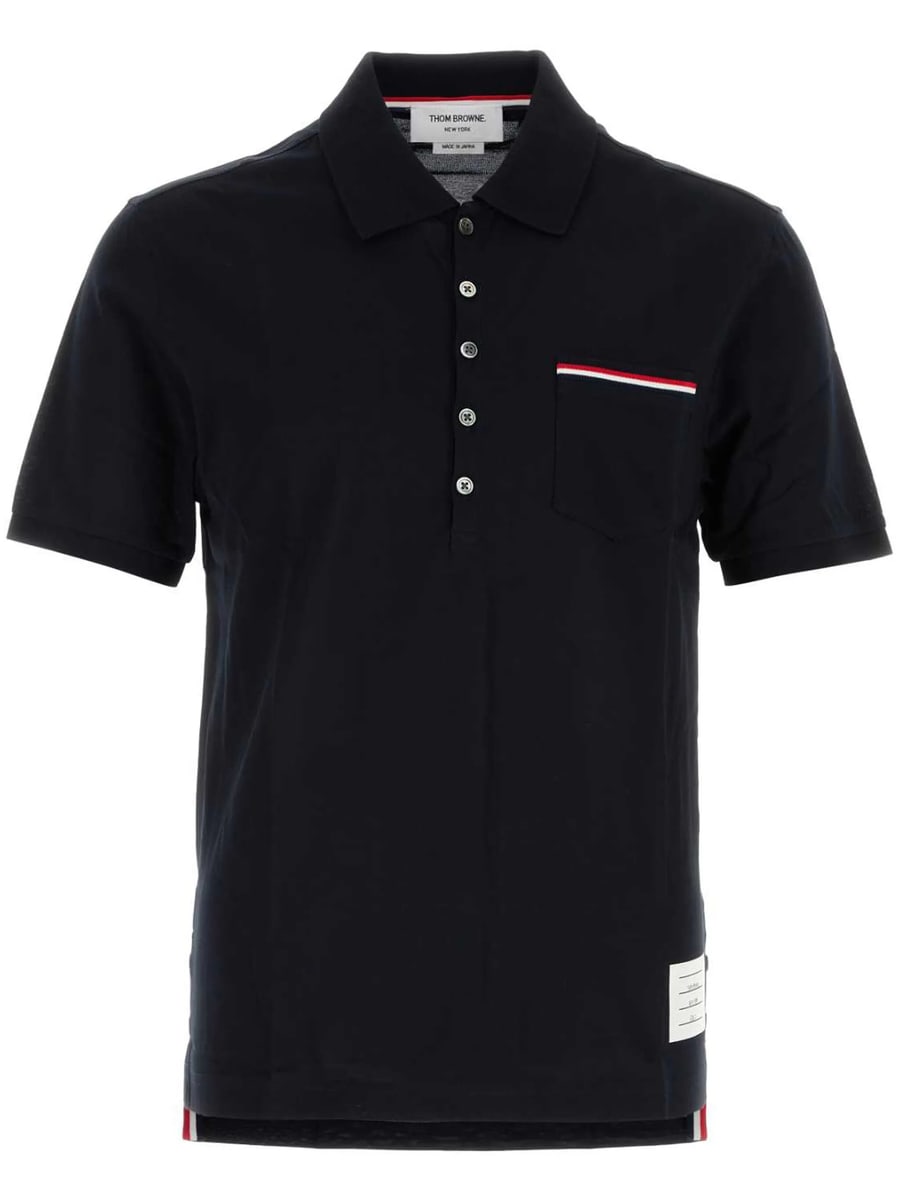 Thom Browne Thom Browne Pique Pocket Polo