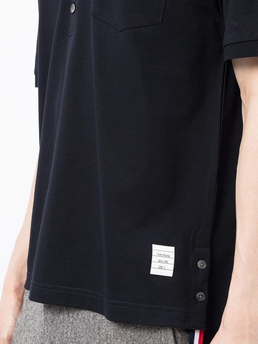 Thom Browne Thom Browne Pique Pocket Polo, view 4