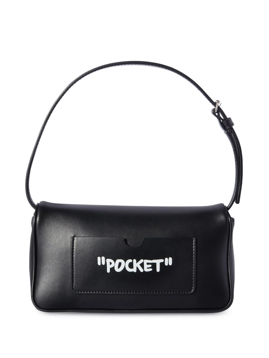 Off-White Off-white Jitney Quote Shoulder Bag, view 3