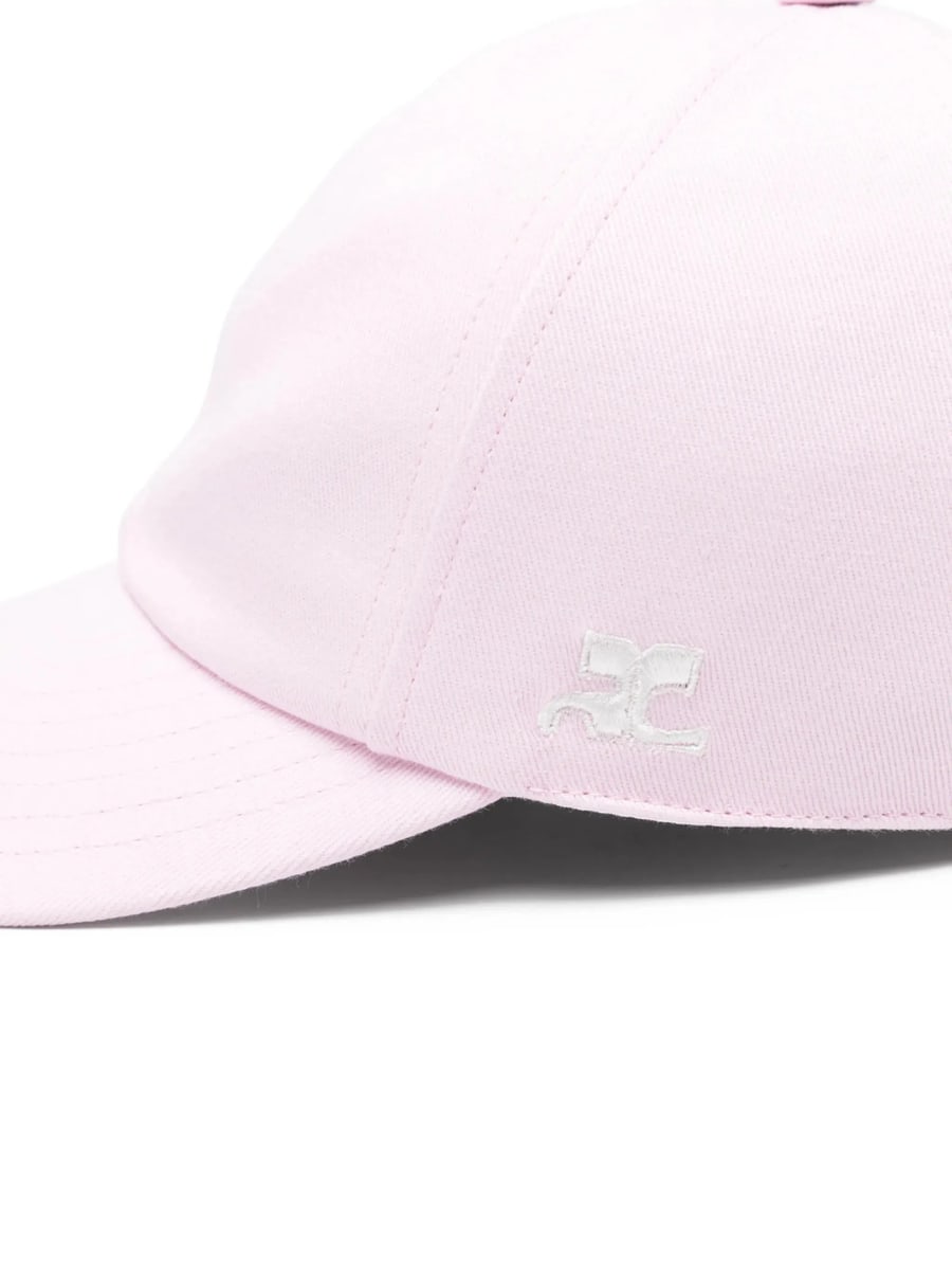 Courrèges Courrèges Signature Cotton Cap, view 3