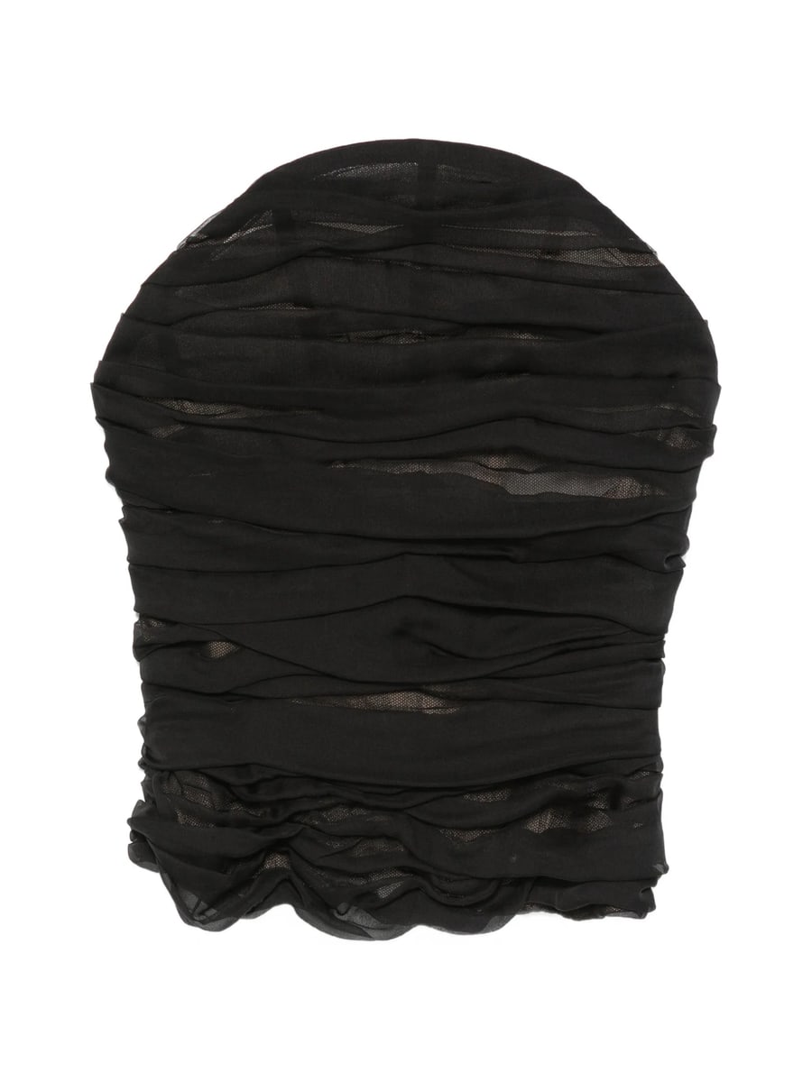 Balenciaga Balenciaga Ruched Halterneck Top