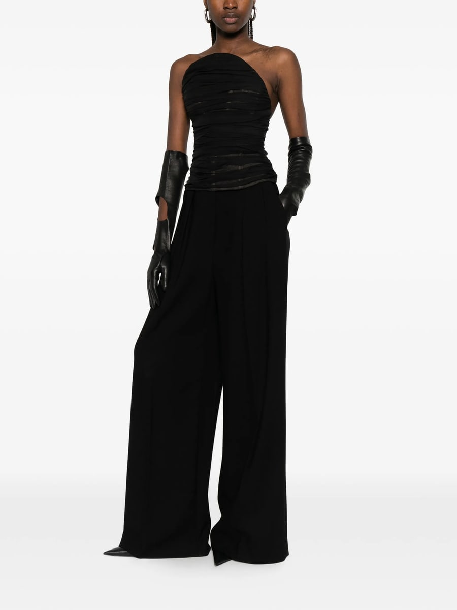 Balenciaga Balenciaga Ruched Halterneck Top, view 3