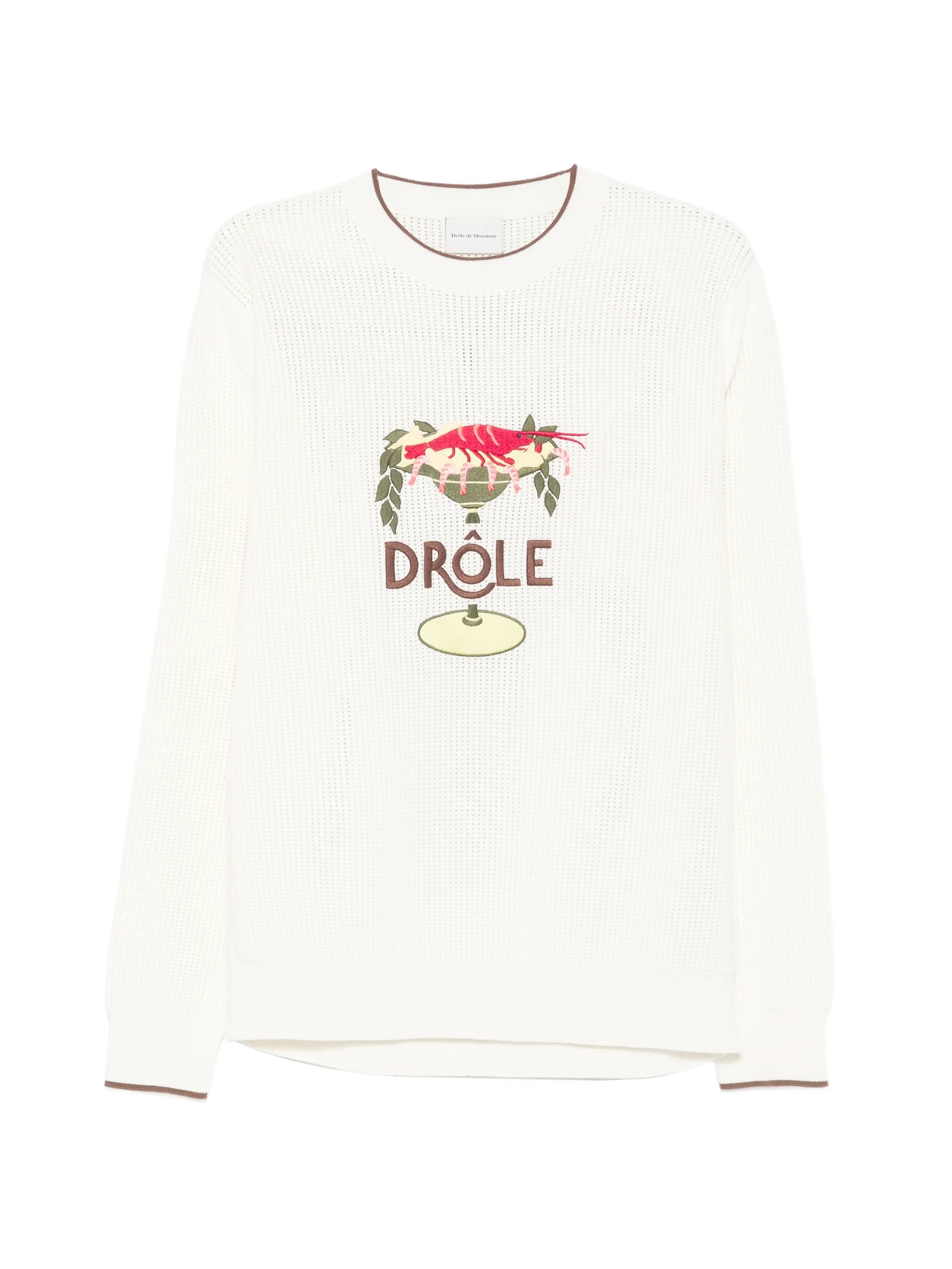 Drole De Monsieur Drole De Monsieur Maille Lobster Cup Sweater