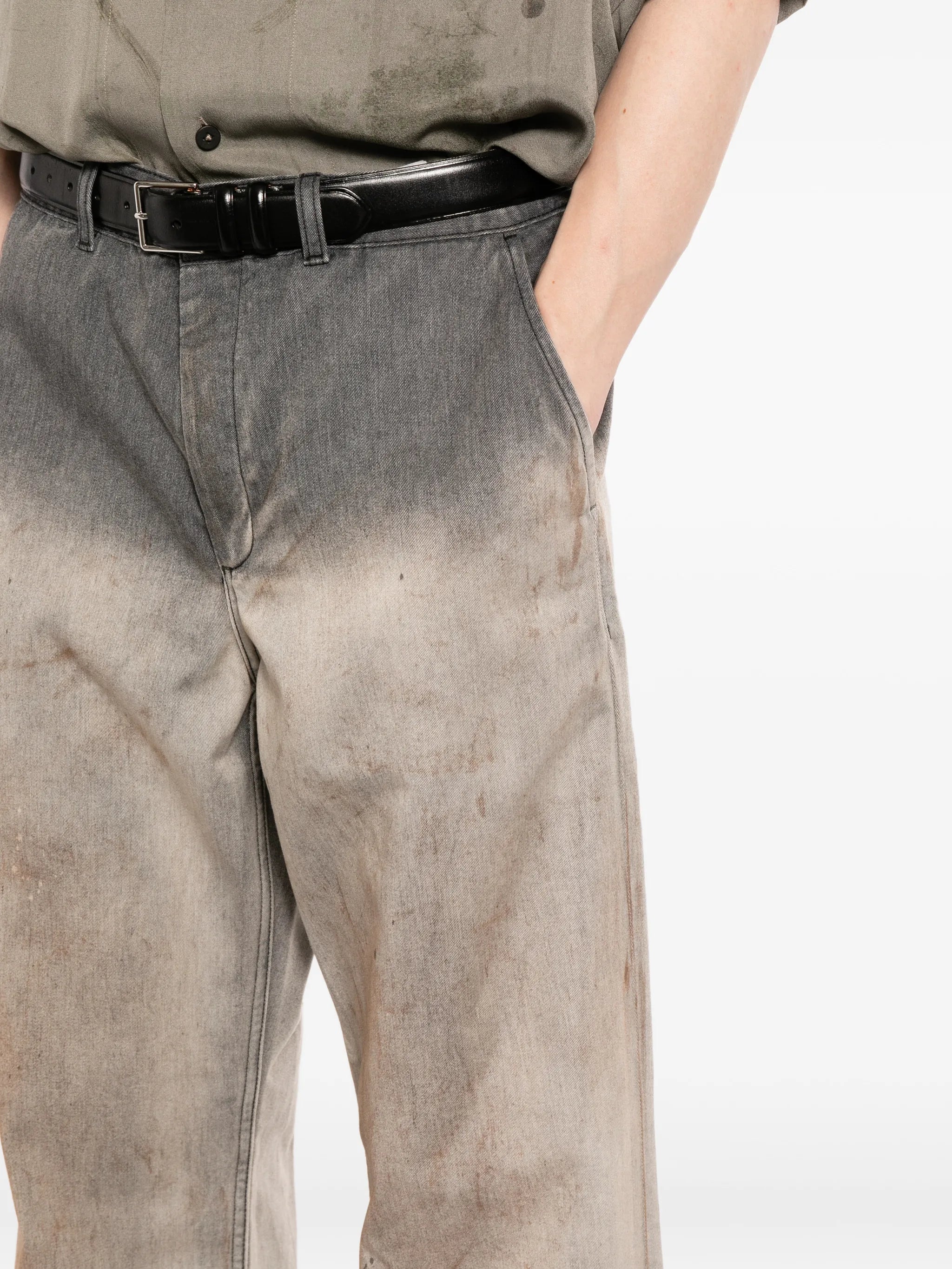 Our Legacy Our Legacy Rig Paint-splatter Jeans, view 2