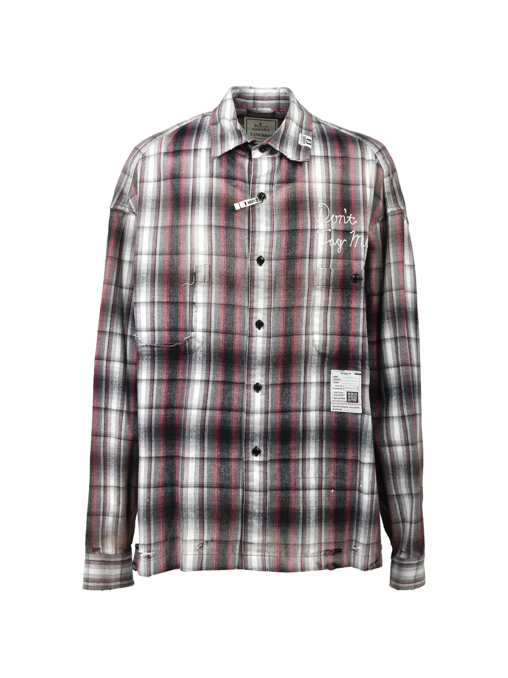 Maison Mihara Yasuhiro Maison Mihara Yasuhiro Like Check Shirt