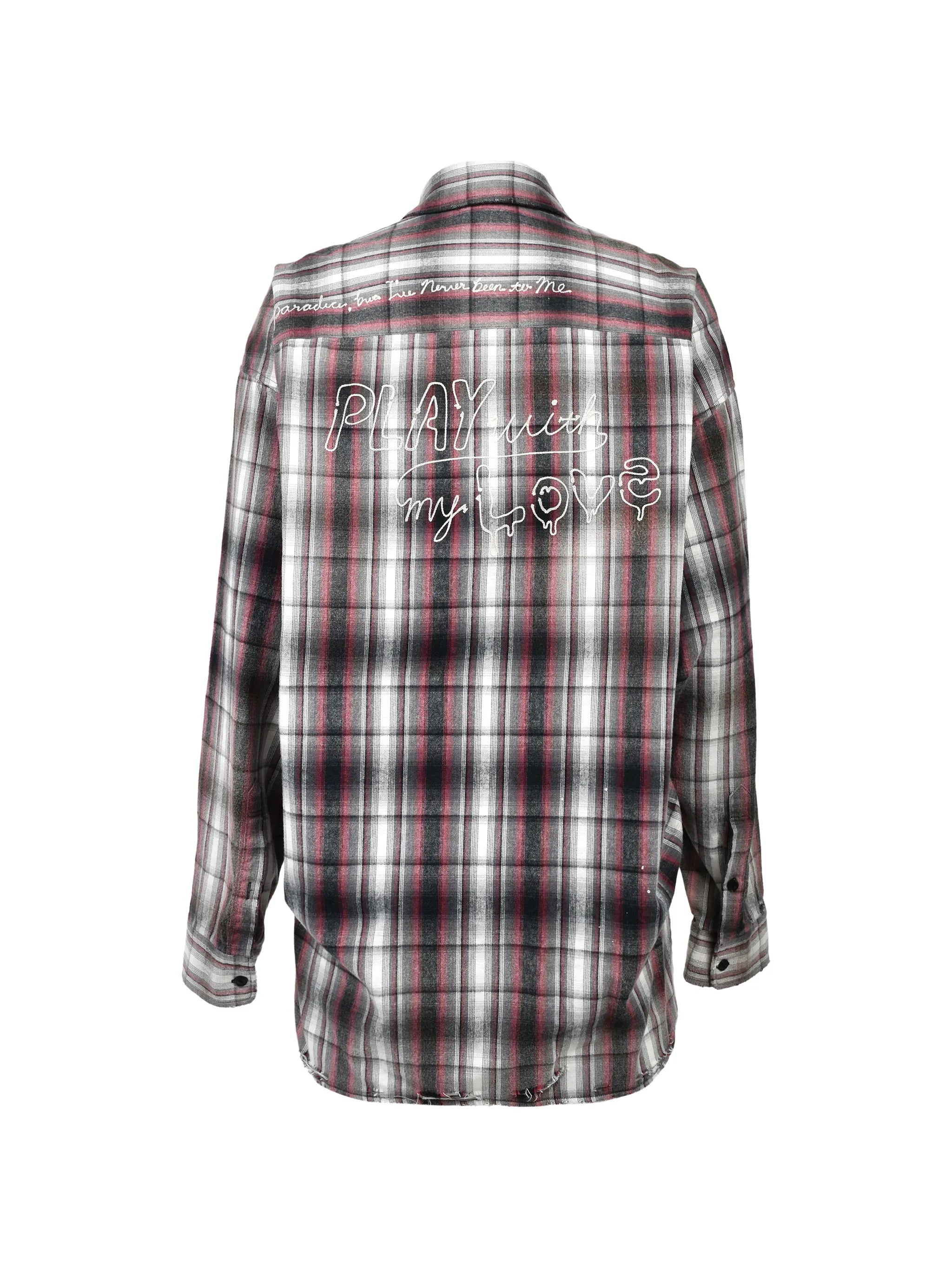 Maison Mihara Yasuhiro Maison Mihara Yasuhiro Like Check Shirt, view 2