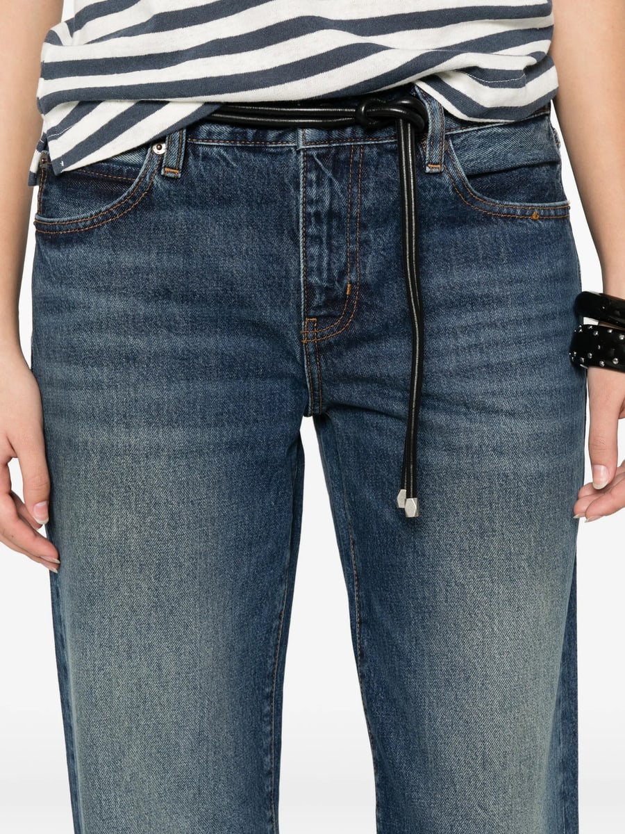 Frame Frame The Saturday Faded Wide-leg Jeans, view 2