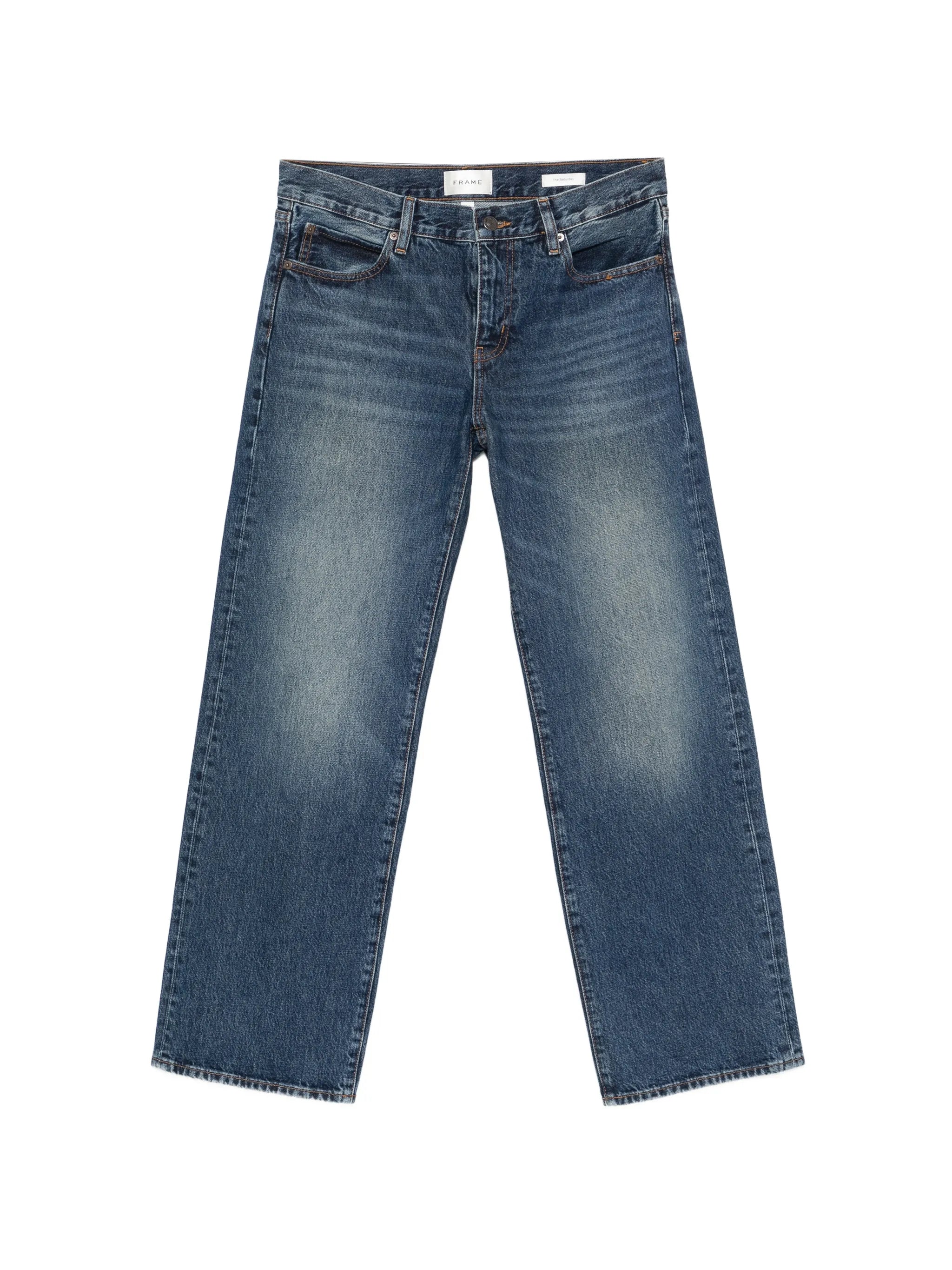 Frame Frame The Saturday Faded Wide-leg Jeans