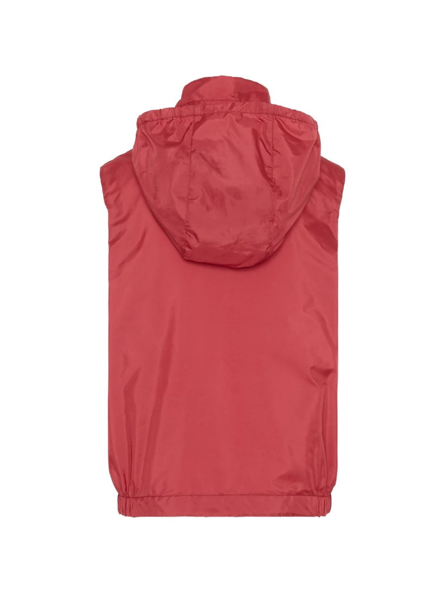 Moncler Moncler Logo-patch Hooded Gilet, view 4