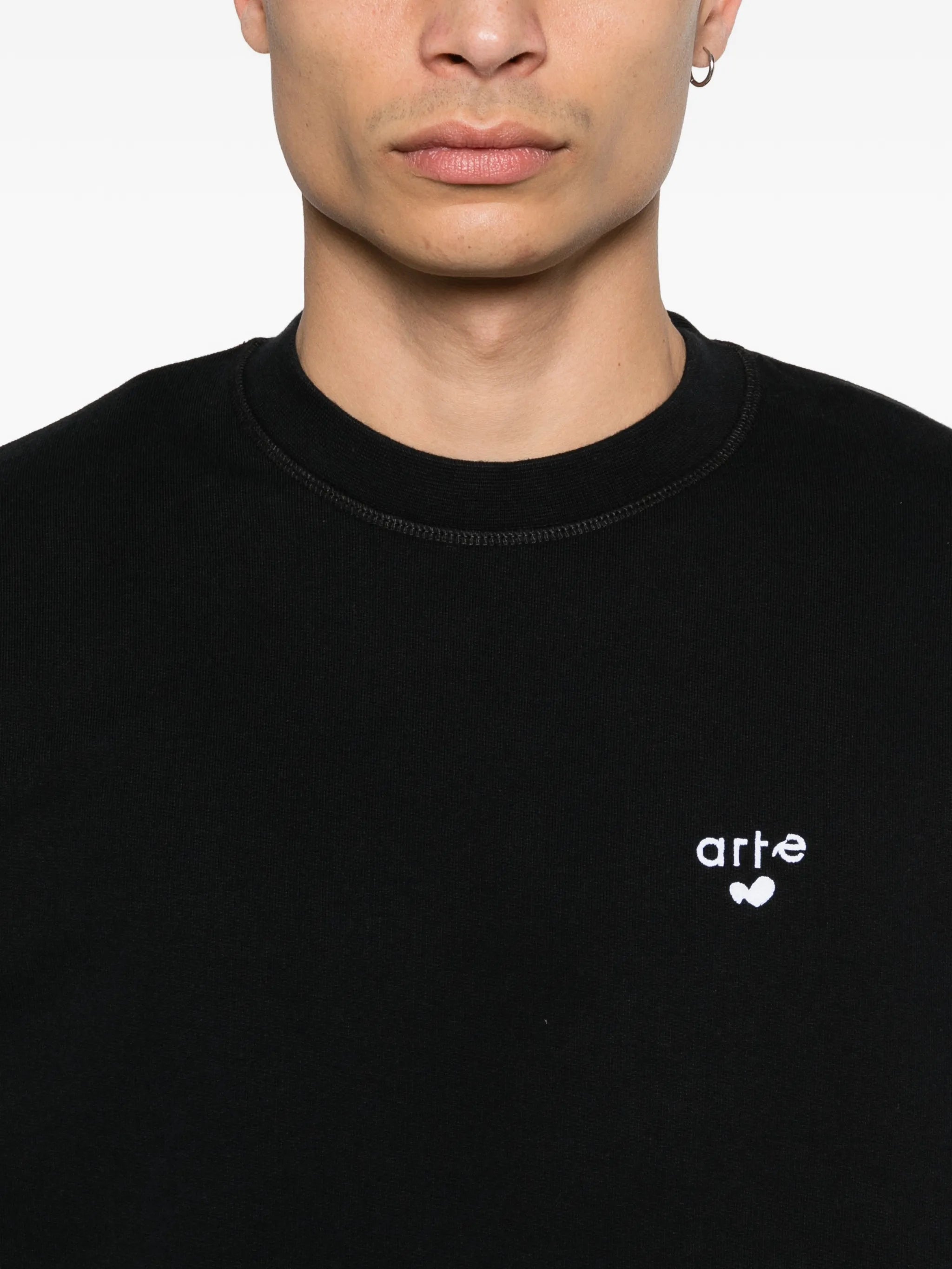 Arte Antwerp Arte Antwerp Logo-embroidered Sweatshirt, view 2