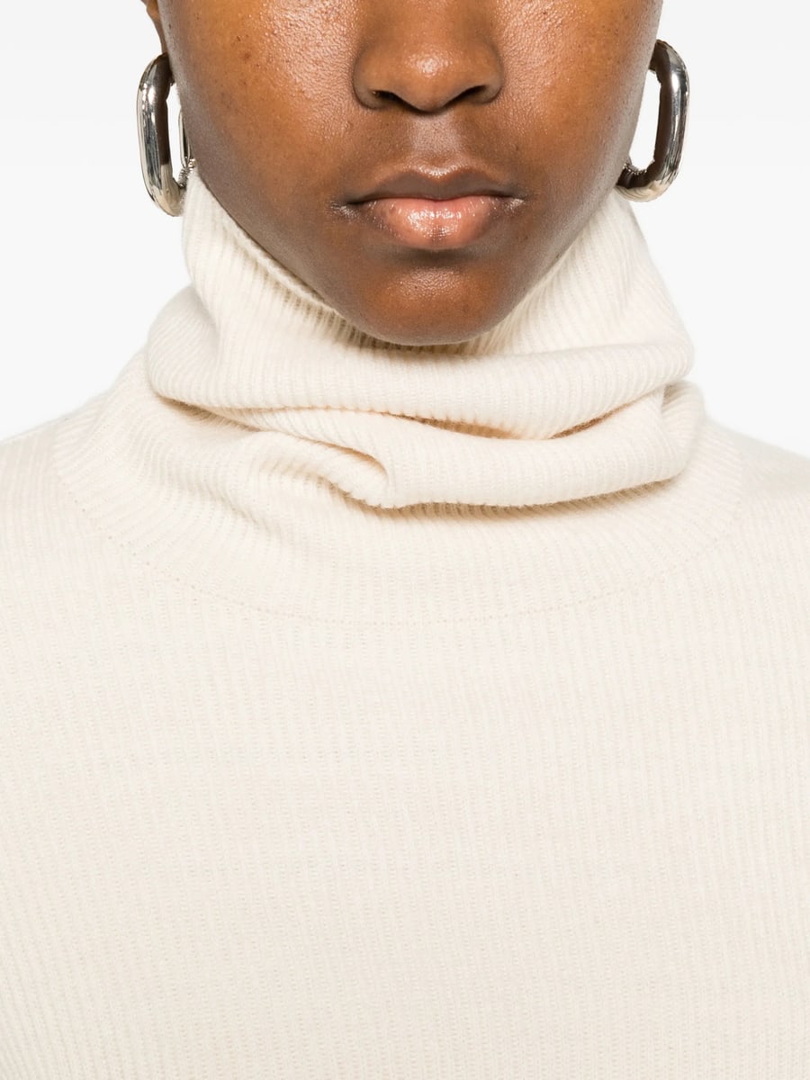 Brunello Cucinelli Brunello Cucinelli Ribbed Roll-neck Sweater, view 3
