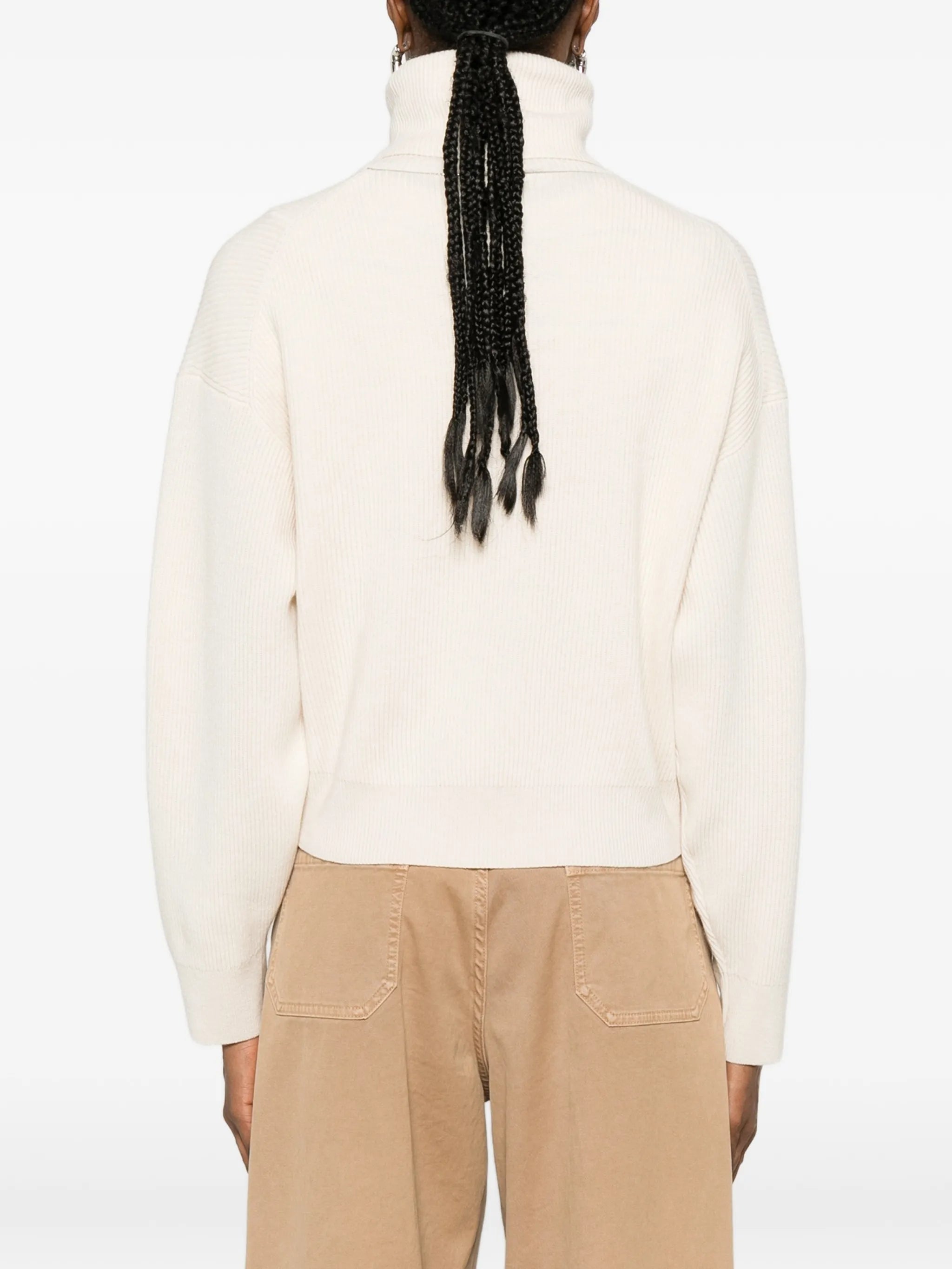 Brunello Cucinelli Brunello Cucinelli Ribbed Roll-neck Sweater, view 2