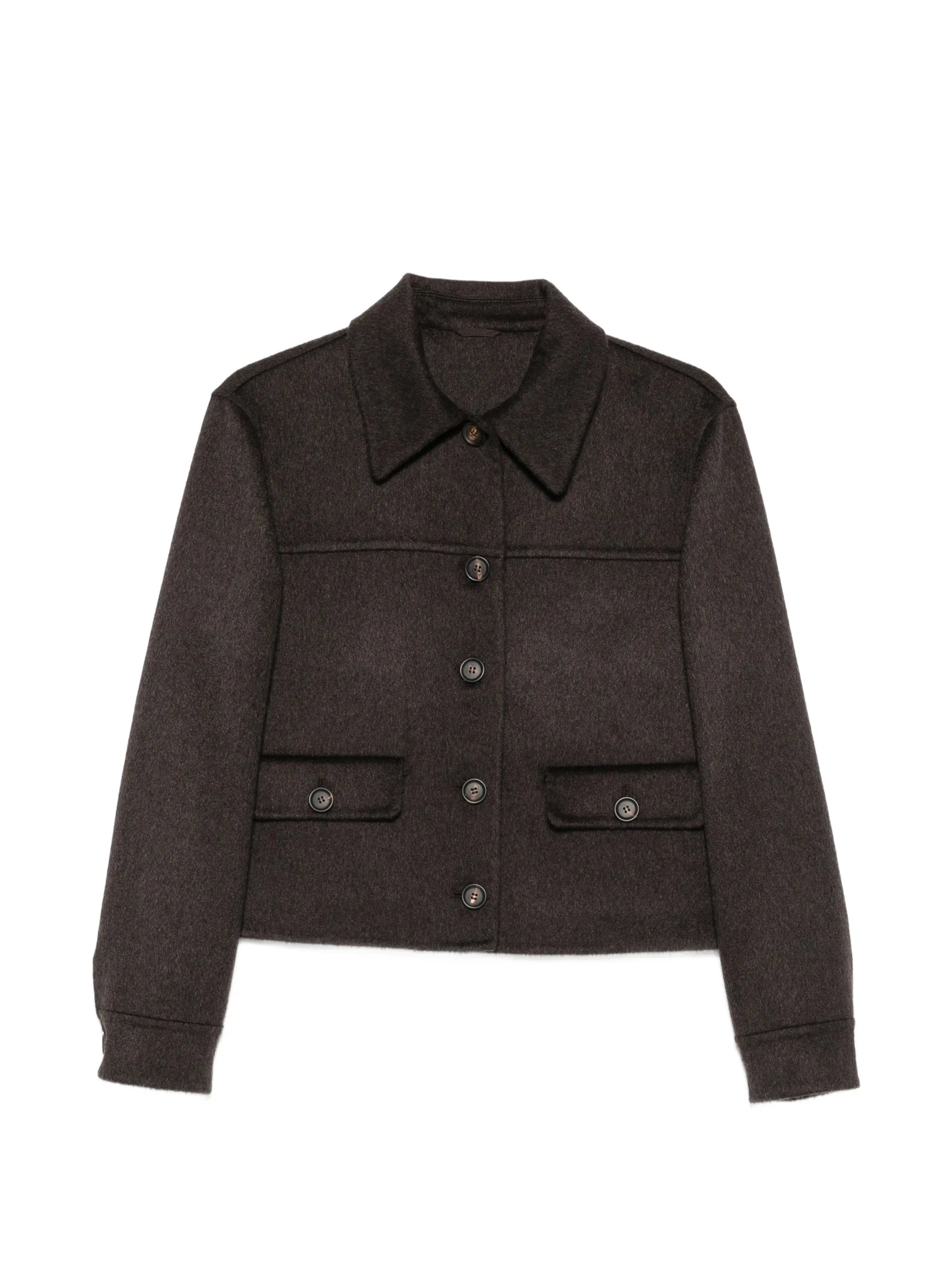 Brunello Cucinelli Brunello Cucinelli Hand-crafted Outerwear Jacket In Cashmere-beaver Double Cloth With Monili