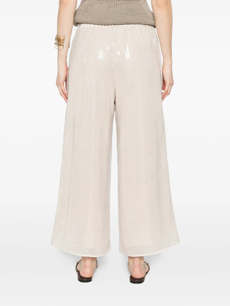 Peserico Peserico Sequin-embellished Pants, view 4