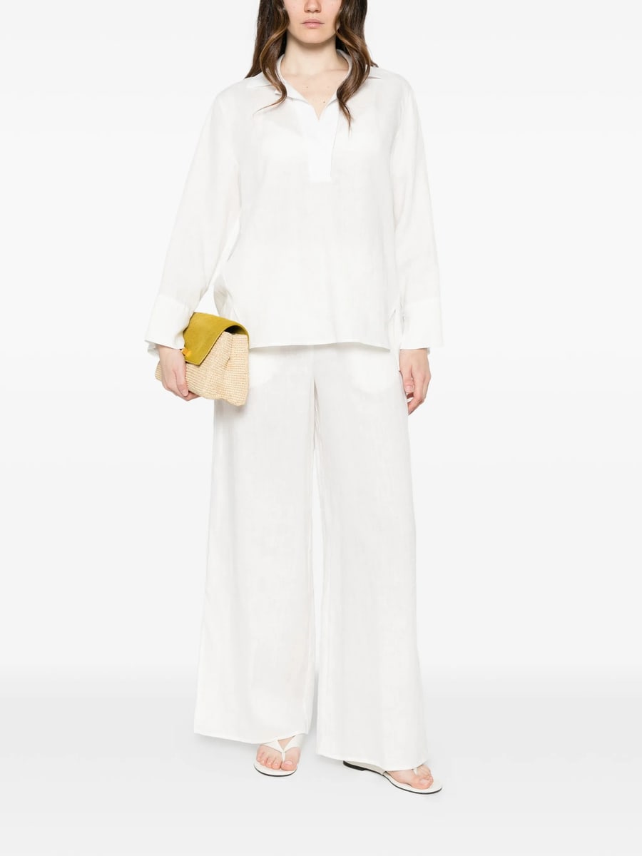 Panicale Panicale Drawstring-waist Trousers, view 3