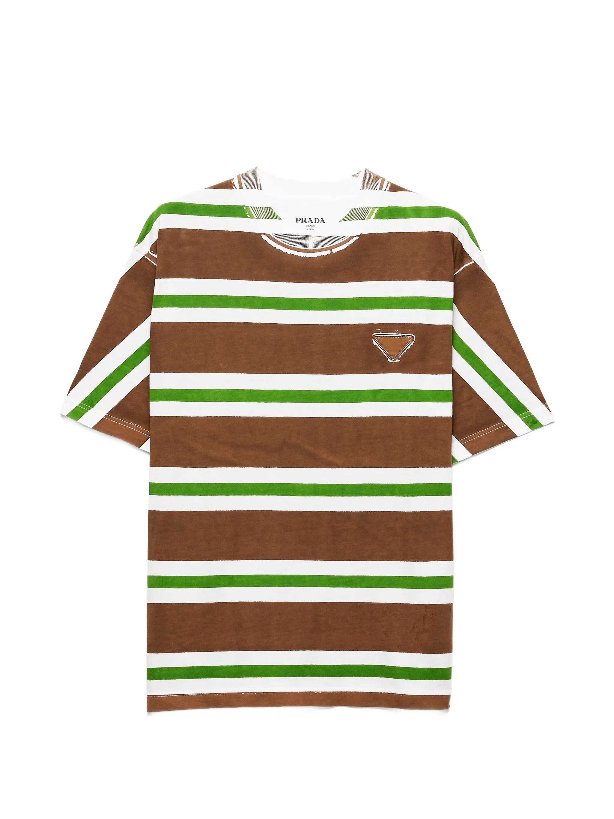 Prada Prada Printed Cotton T-shirt